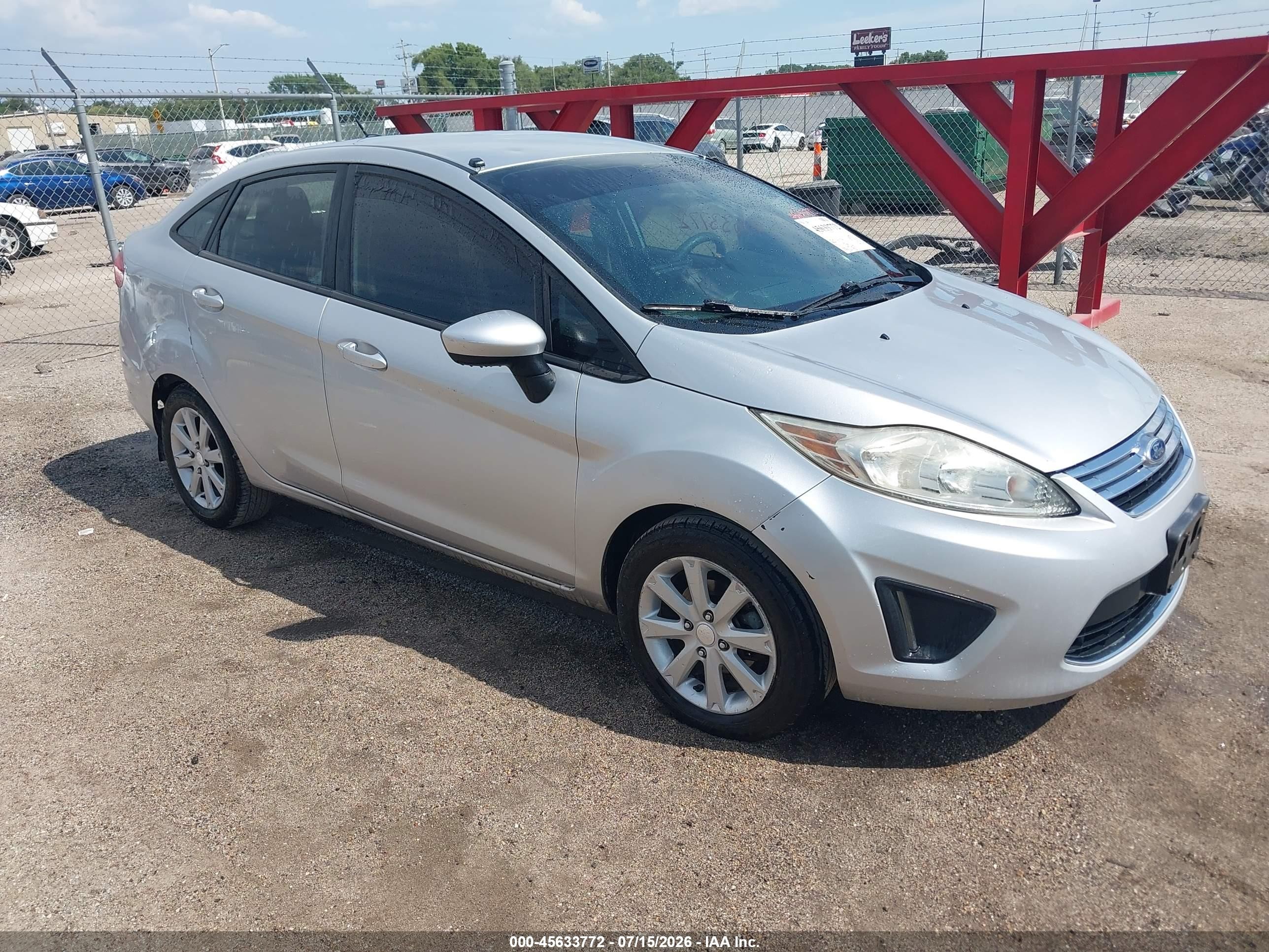 2012 Ford Fiesta Se Silver vin: 3FADP4BJ9CM111843