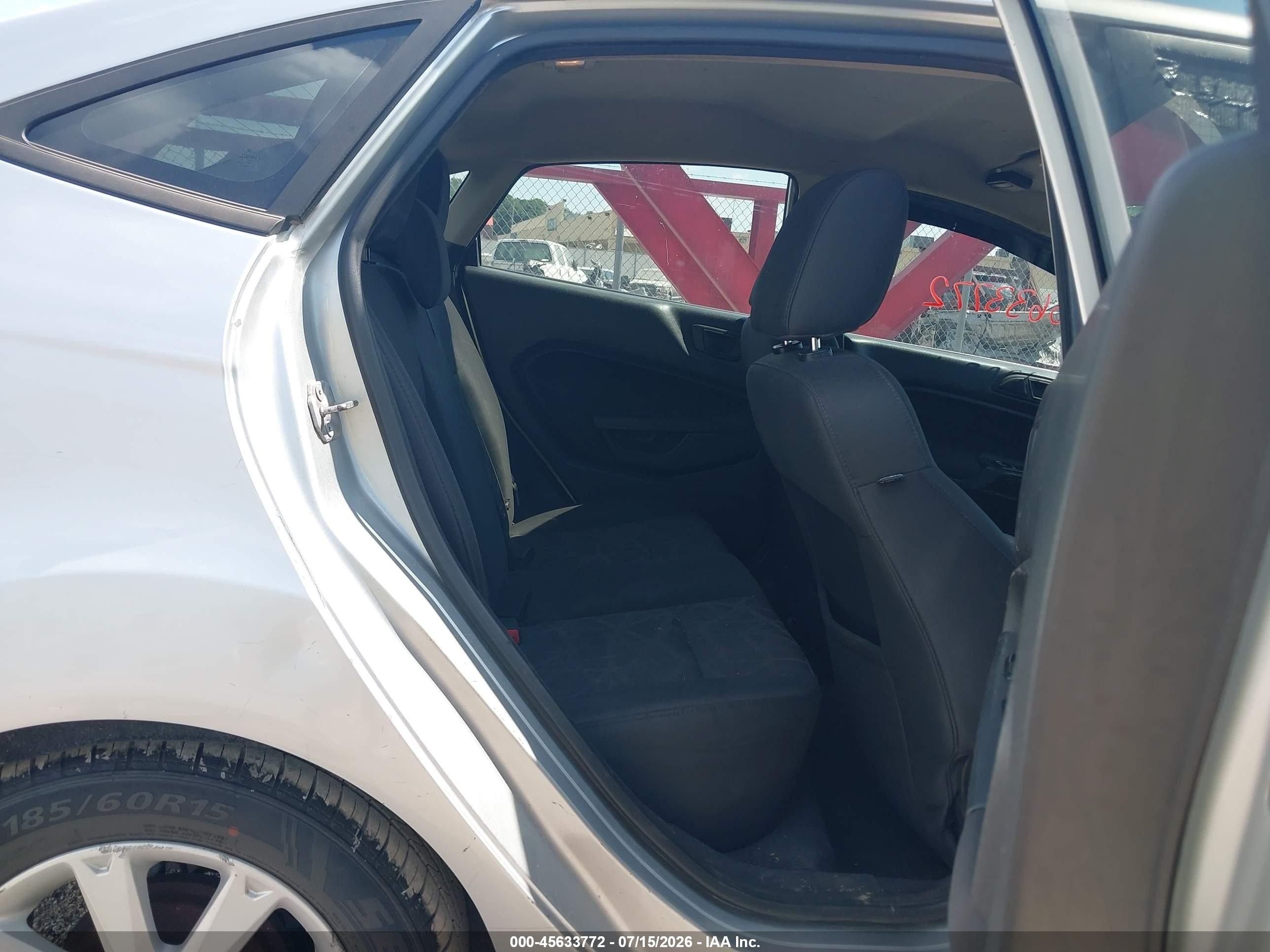 2012 Ford Fiesta Se Silver vin: 3FADP4BJ9CM111843