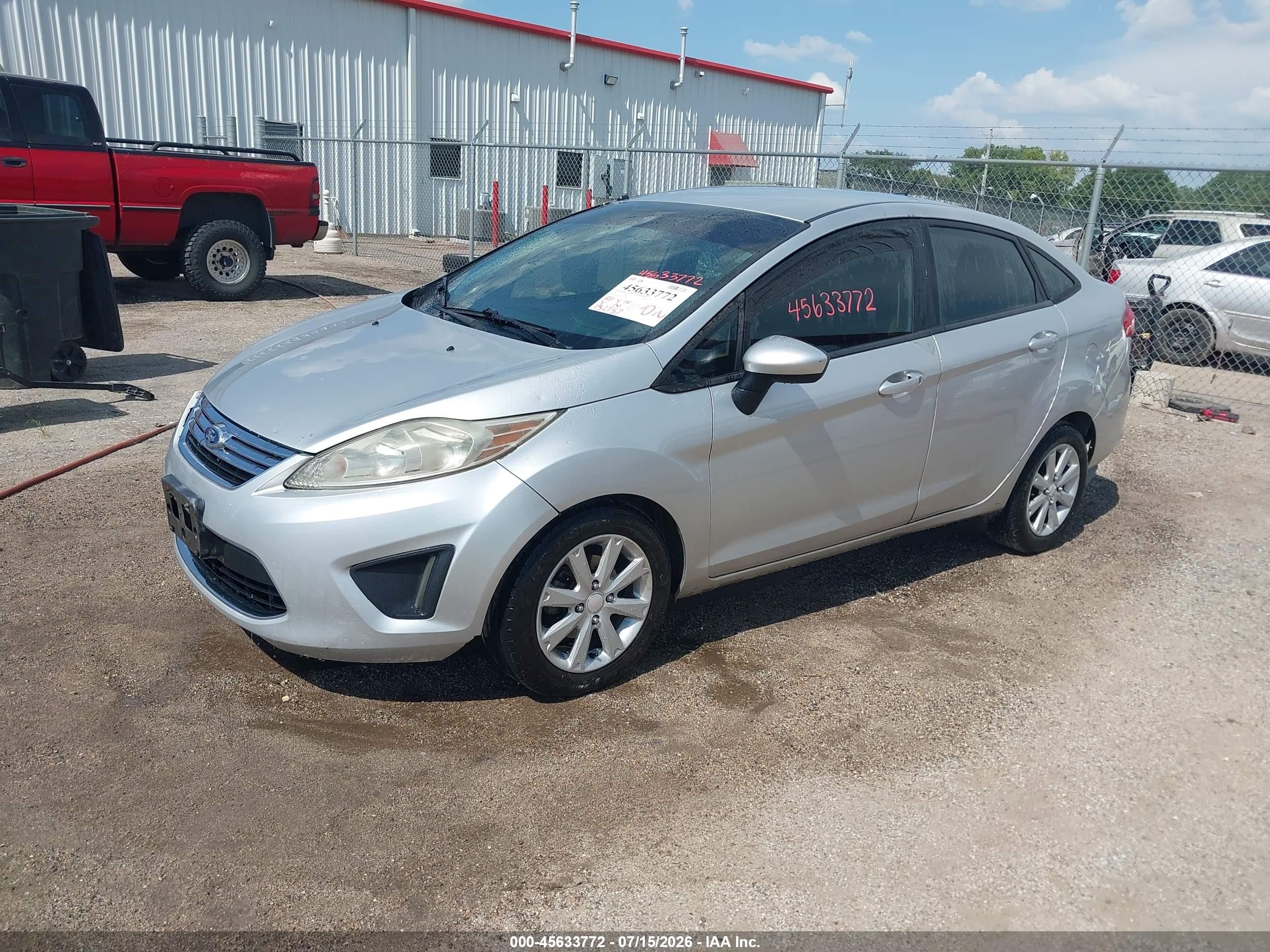 2012 Ford Fiesta Se Silver vin: 3FADP4BJ9CM111843