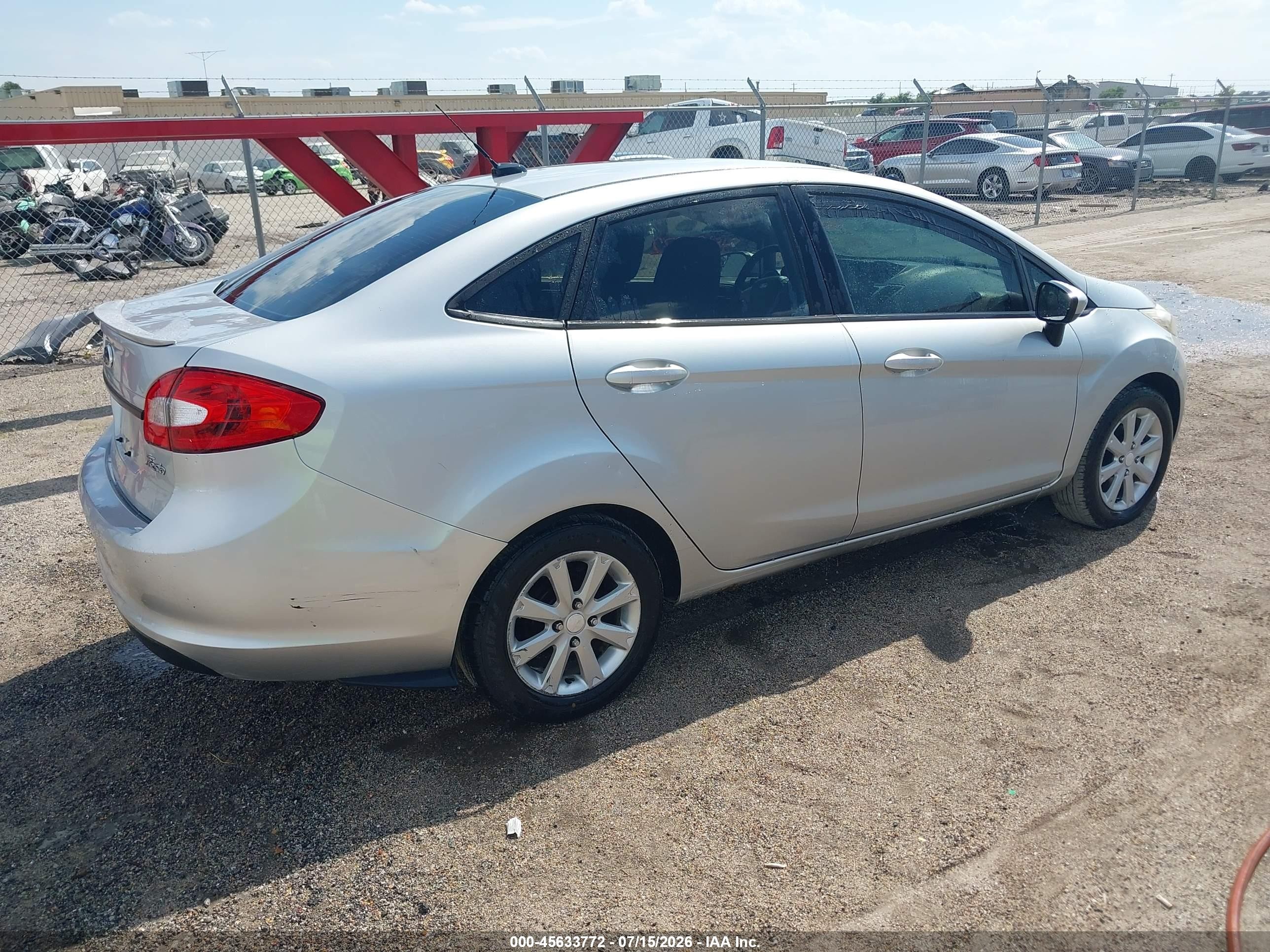 2012 Ford Fiesta Se Silver vin: 3FADP4BJ9CM111843