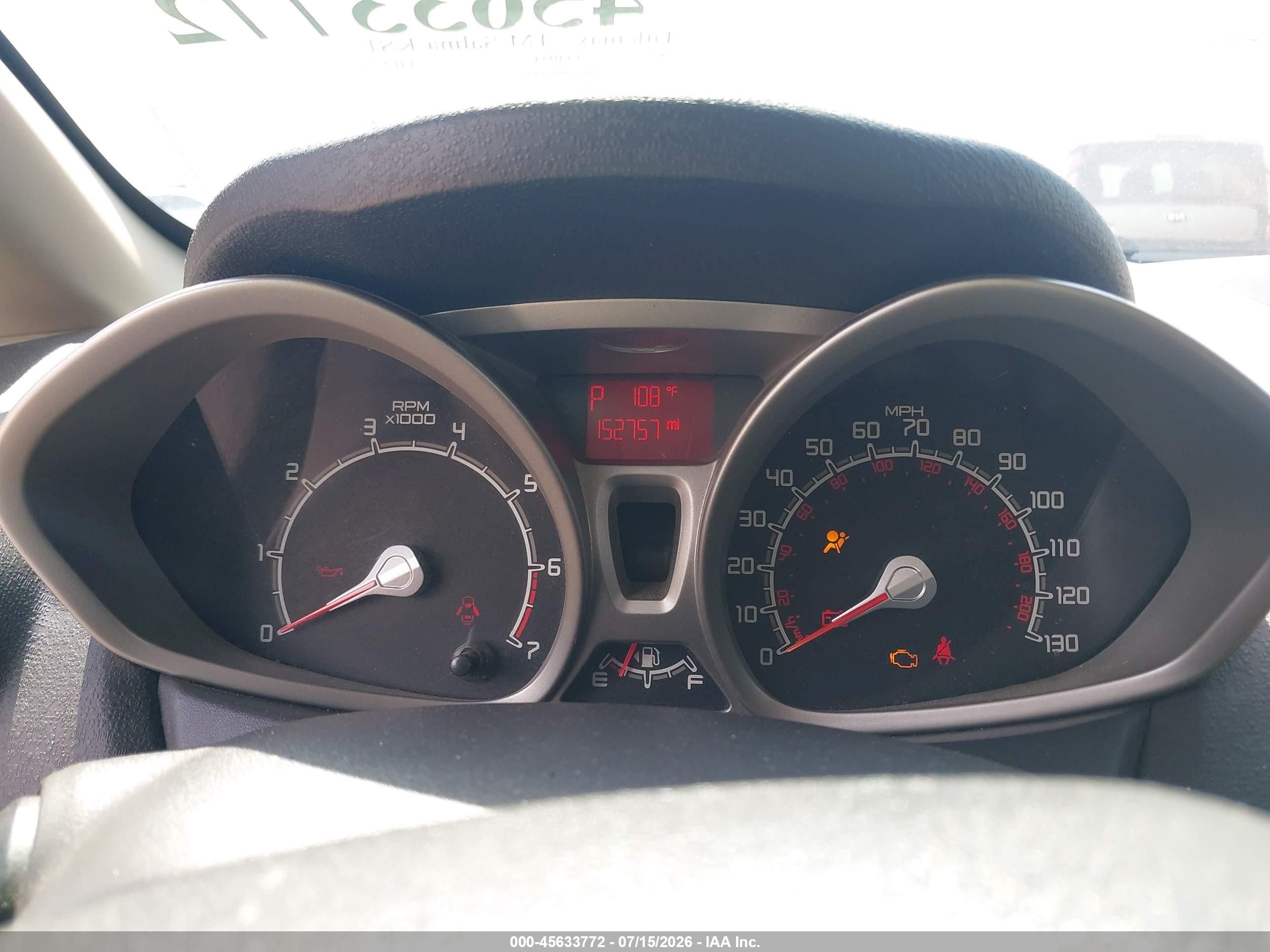 2012 Ford Fiesta Se Silver vin: 3FADP4BJ9CM111843