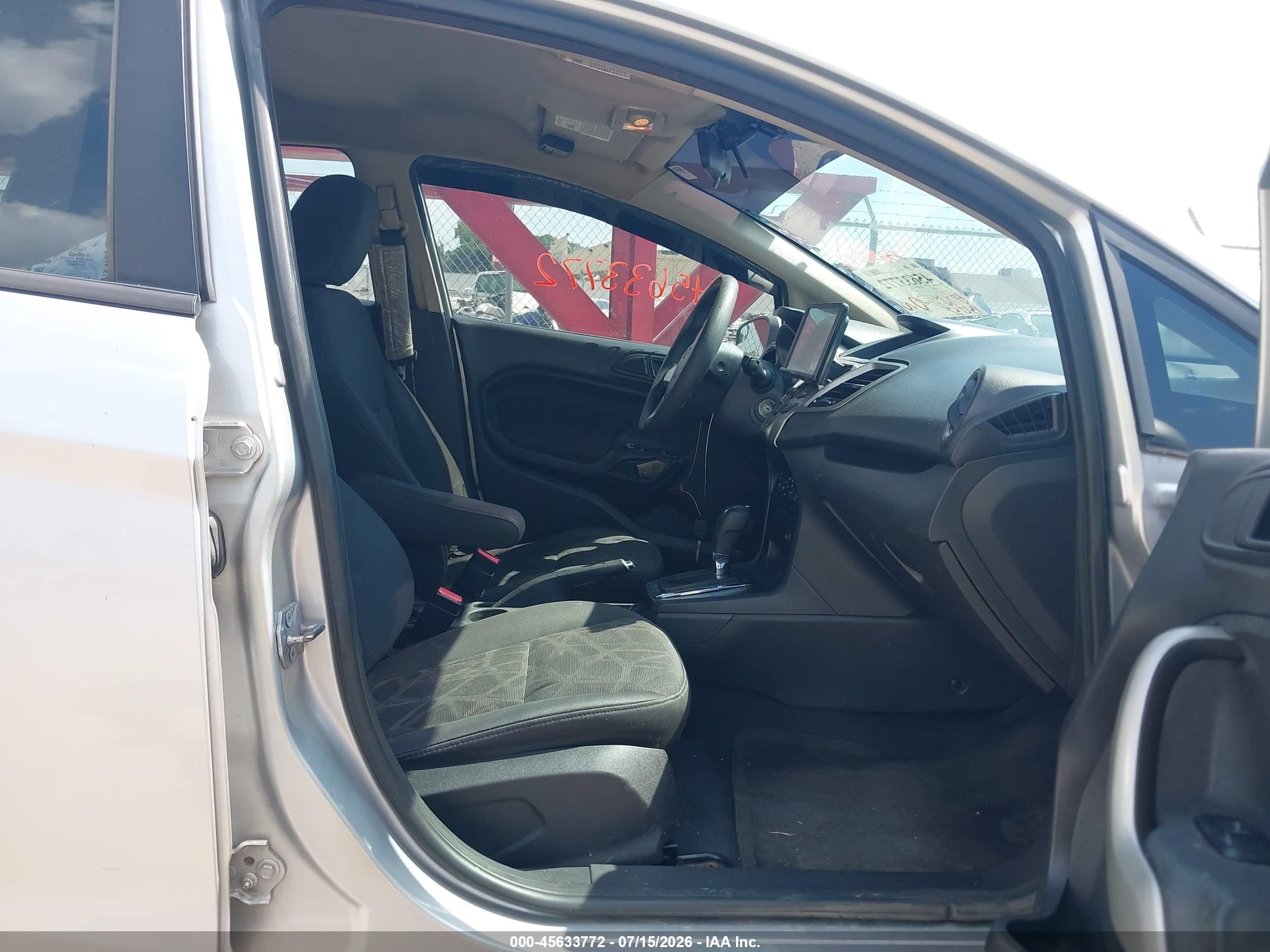 2012 Ford Fiesta Se Silver vin: 3FADP4BJ9CM111843