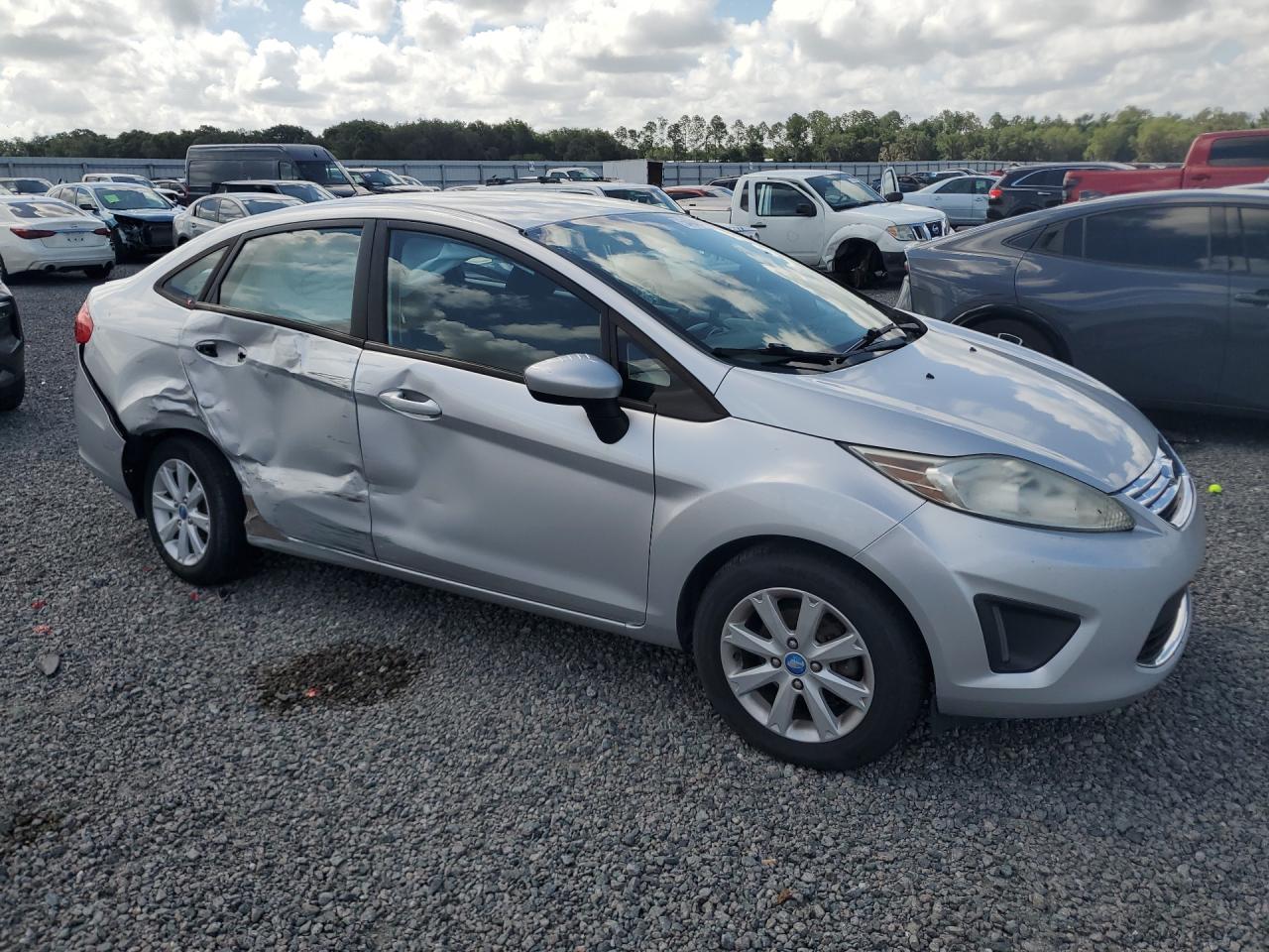 2012 Ford Fiesta Se Silver vin: 3FADP4BJ9CM140016