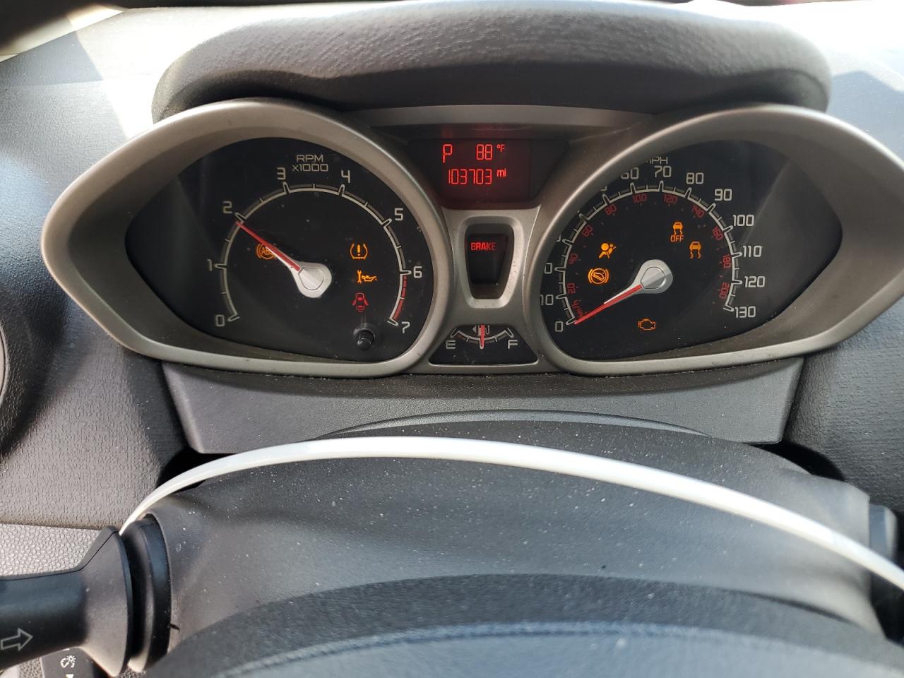 2012 Ford Fiesta Se Silver vin: 3FADP4BJ9CM140016