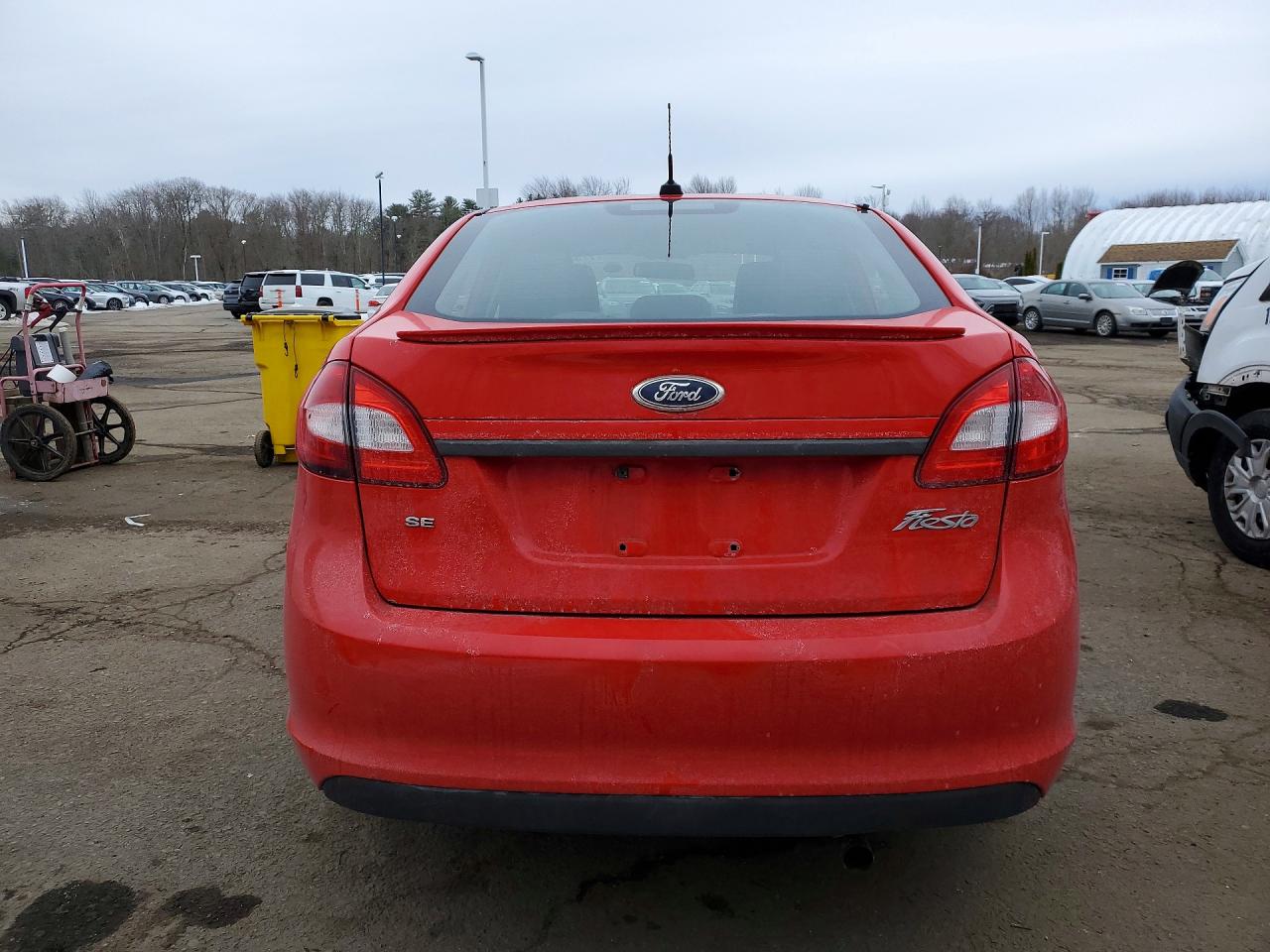 2012 Ford Fiesta Se Red vin: 3FADP4BJ9CM152277