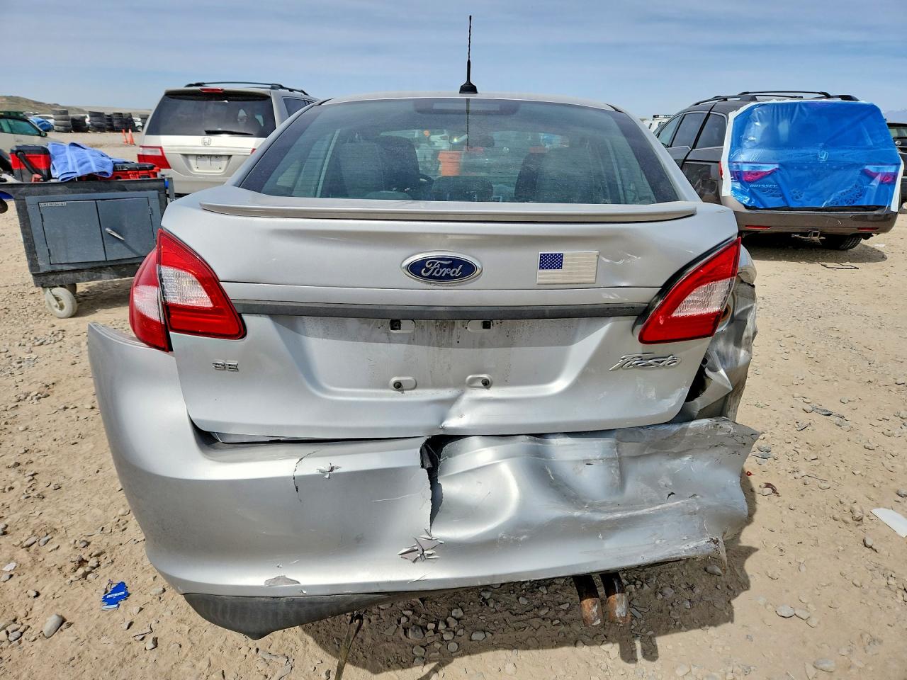 2013 Ford Fiesta Se Silver vin: 3FADP4BJ9DM141443