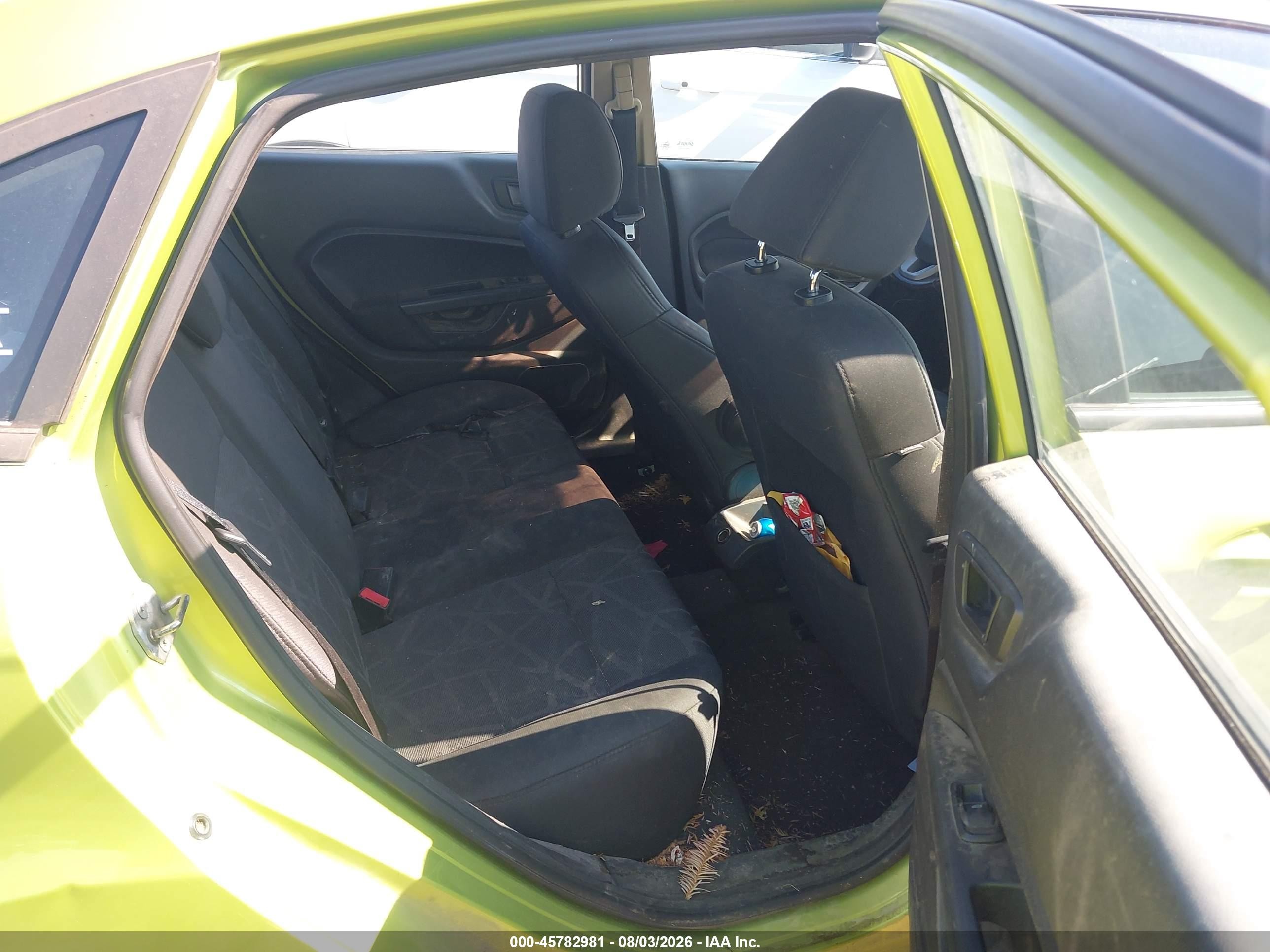 2013 Ford Fiesta Se Green vin: 3FADP4BJ9DM158694