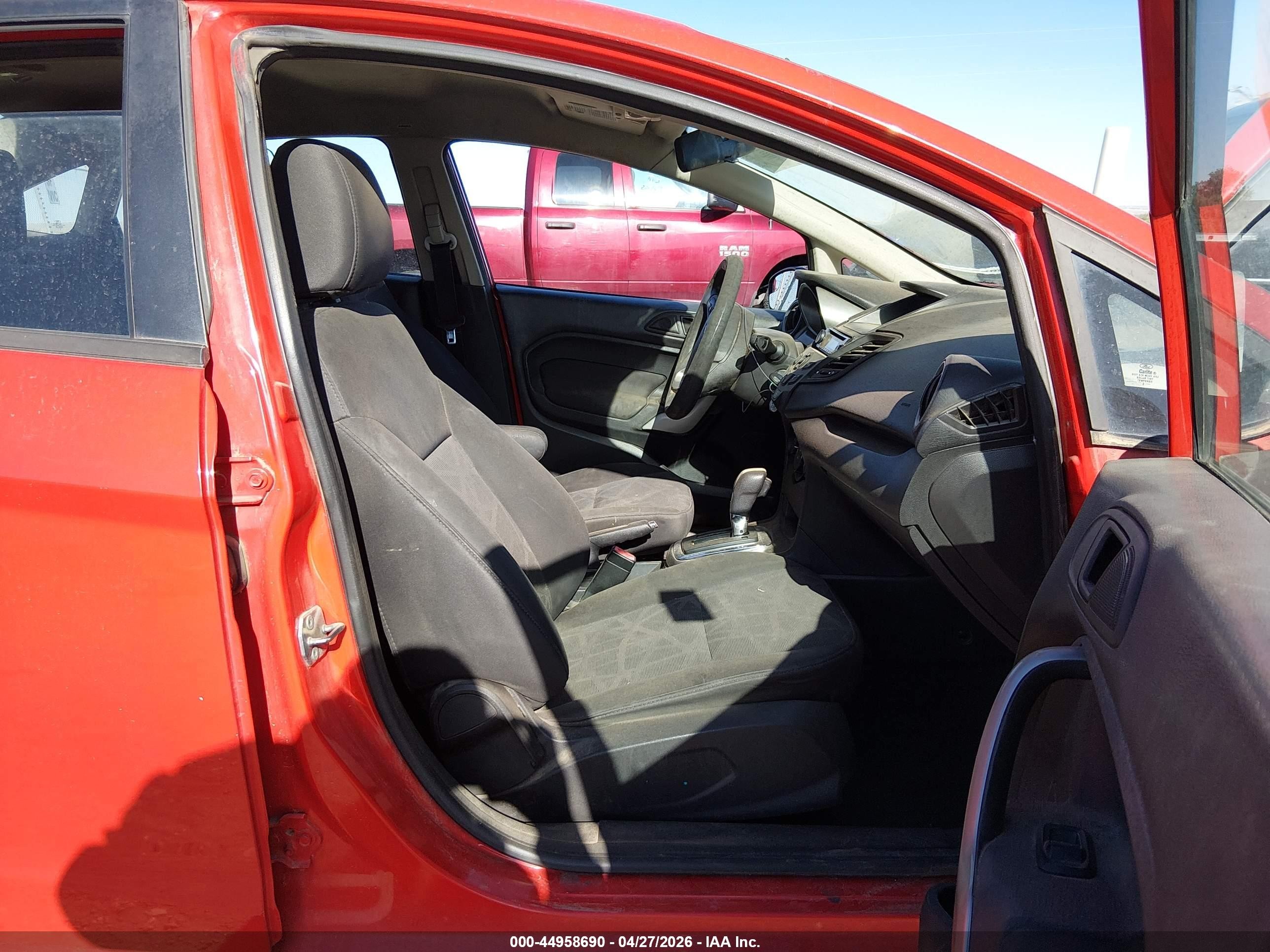 2013 Ford Fiesta Se Red vin: 3FADP4BJ9DM158856