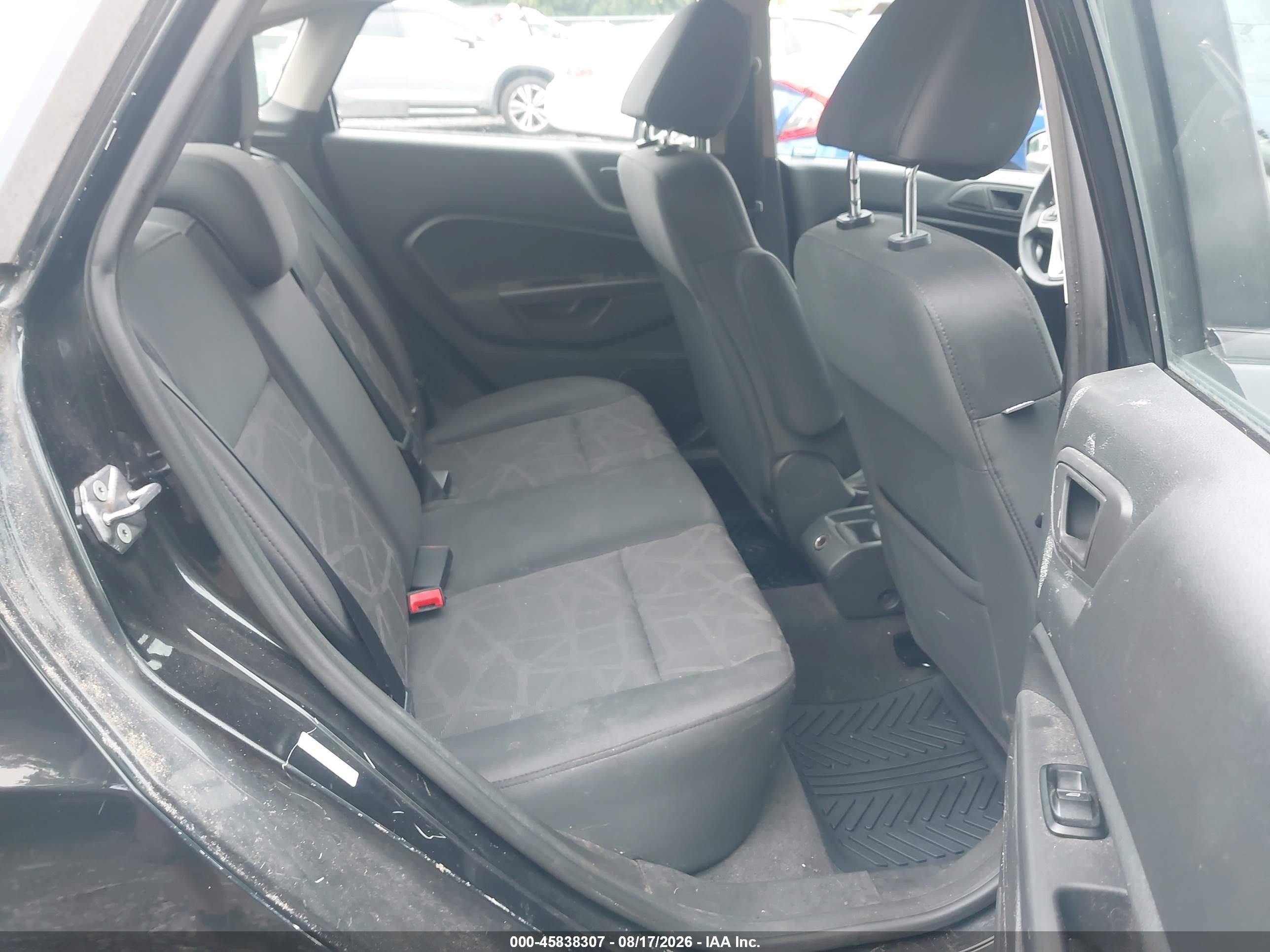 2013 Ford Fiesta Se Black vin: 3FADP4BJ9DM164365