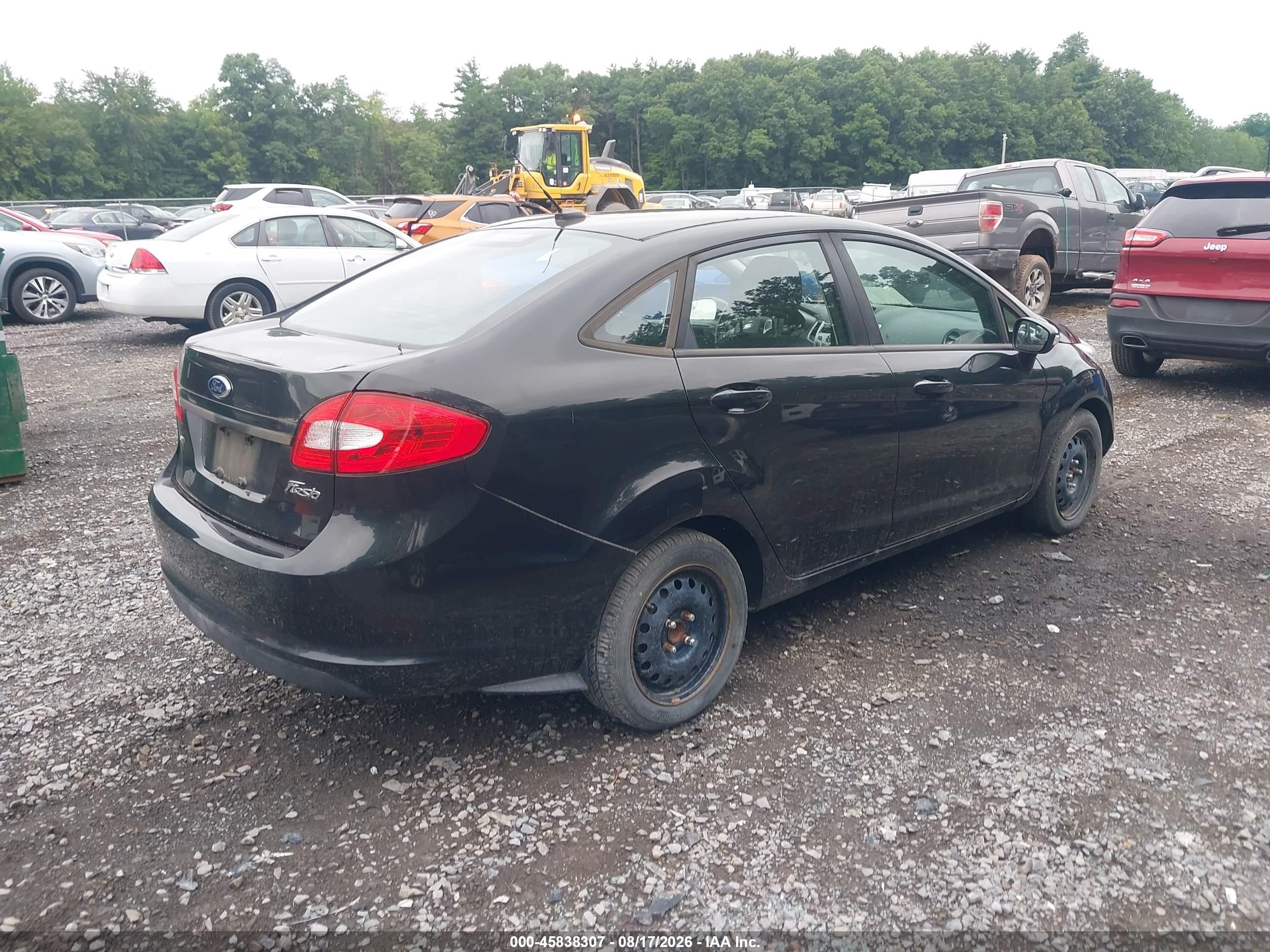 2013 Ford Fiesta Se Black vin: 3FADP4BJ9DM164365