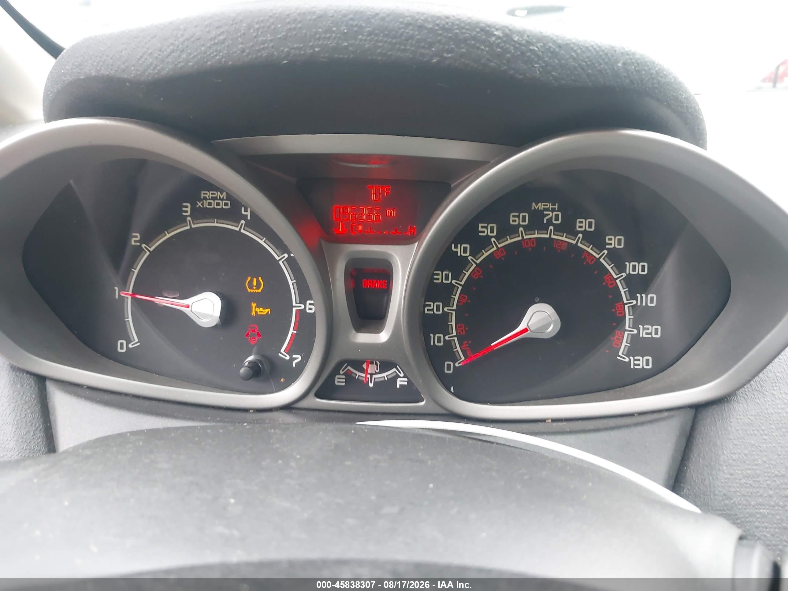 2013 Ford Fiesta Se Black vin: 3FADP4BJ9DM164365