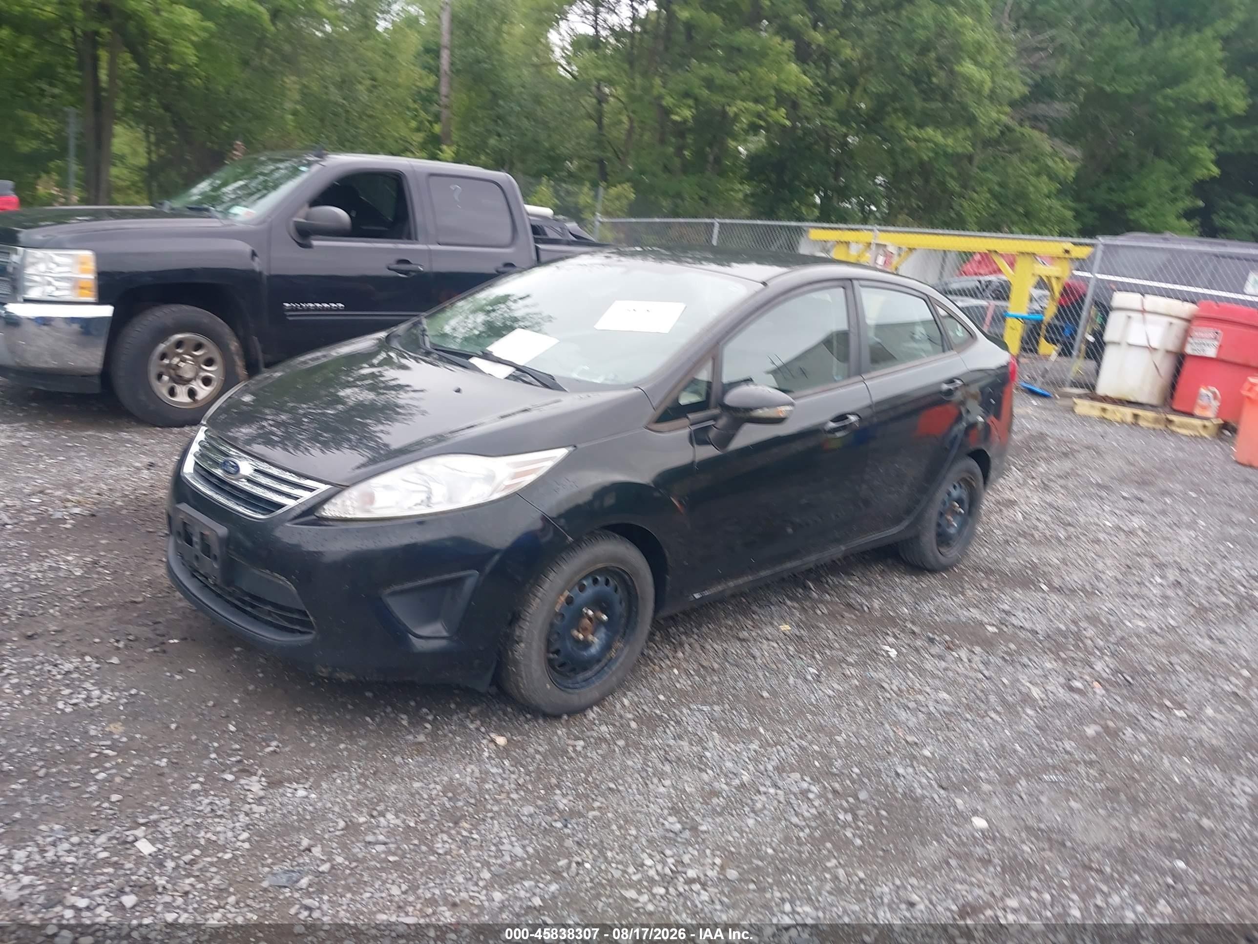 2013 Ford Fiesta Se Black vin: 3FADP4BJ9DM164365