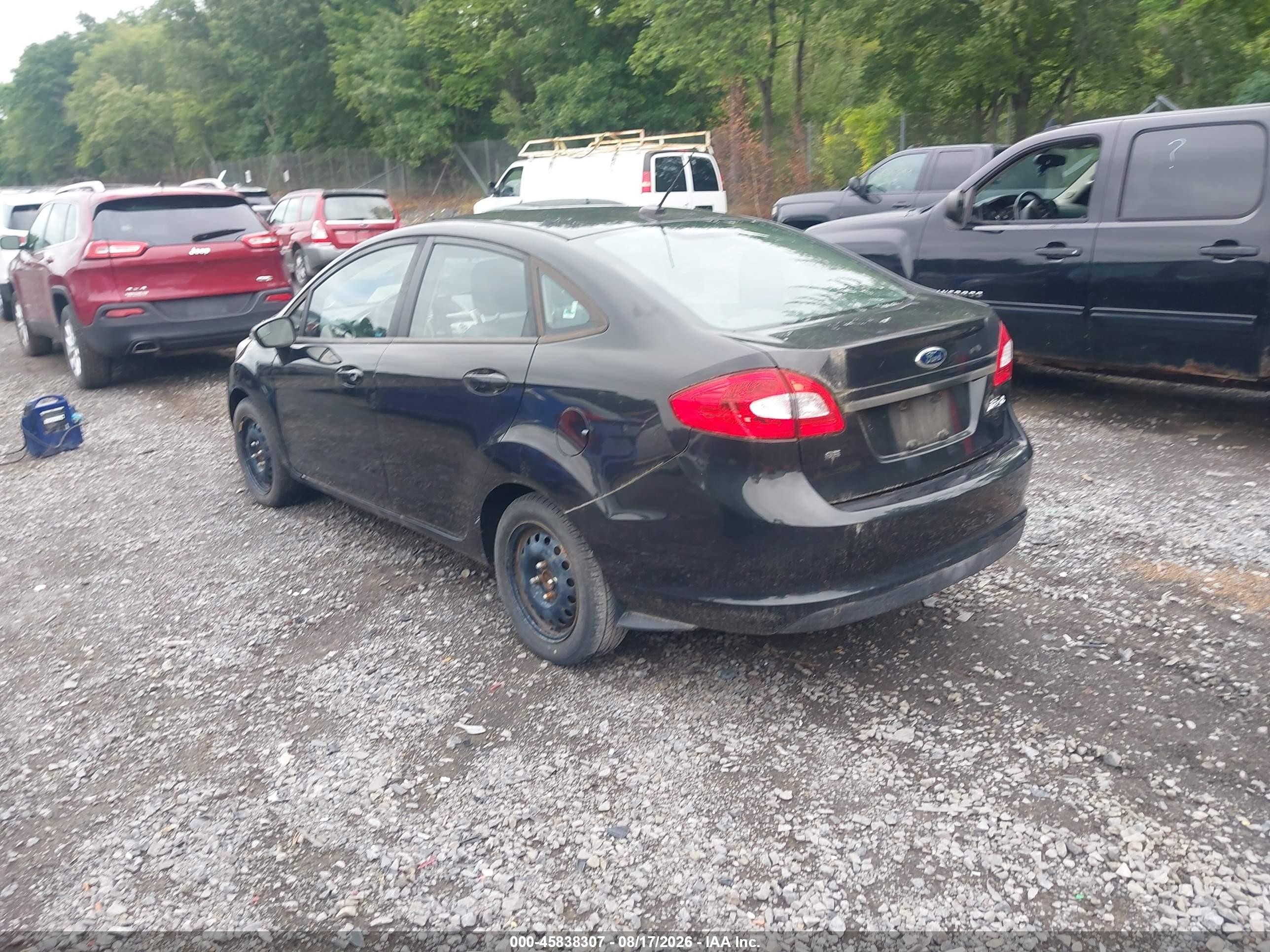 2013 Ford Fiesta Se Black vin: 3FADP4BJ9DM164365