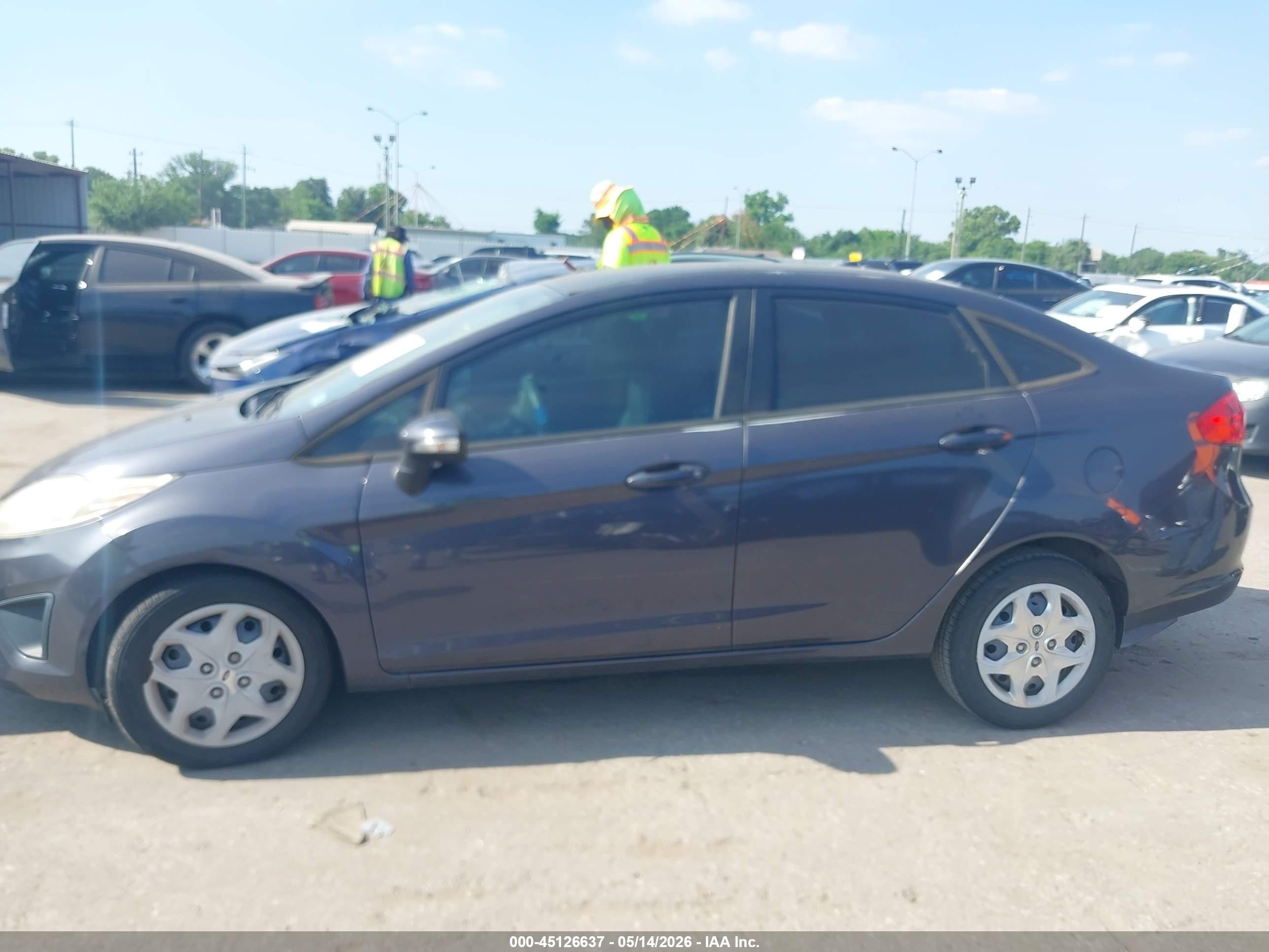 2013 Ford Fiesta Se Gray vin: 3FADP4BJ9DM193848