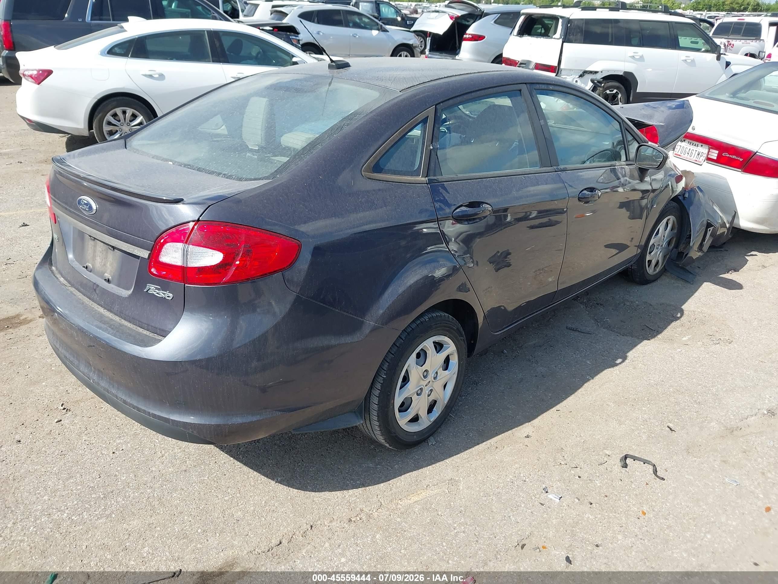 2013 Ford Fiesta Se Dark Blue vin: 3FADP4BJ9DM194241