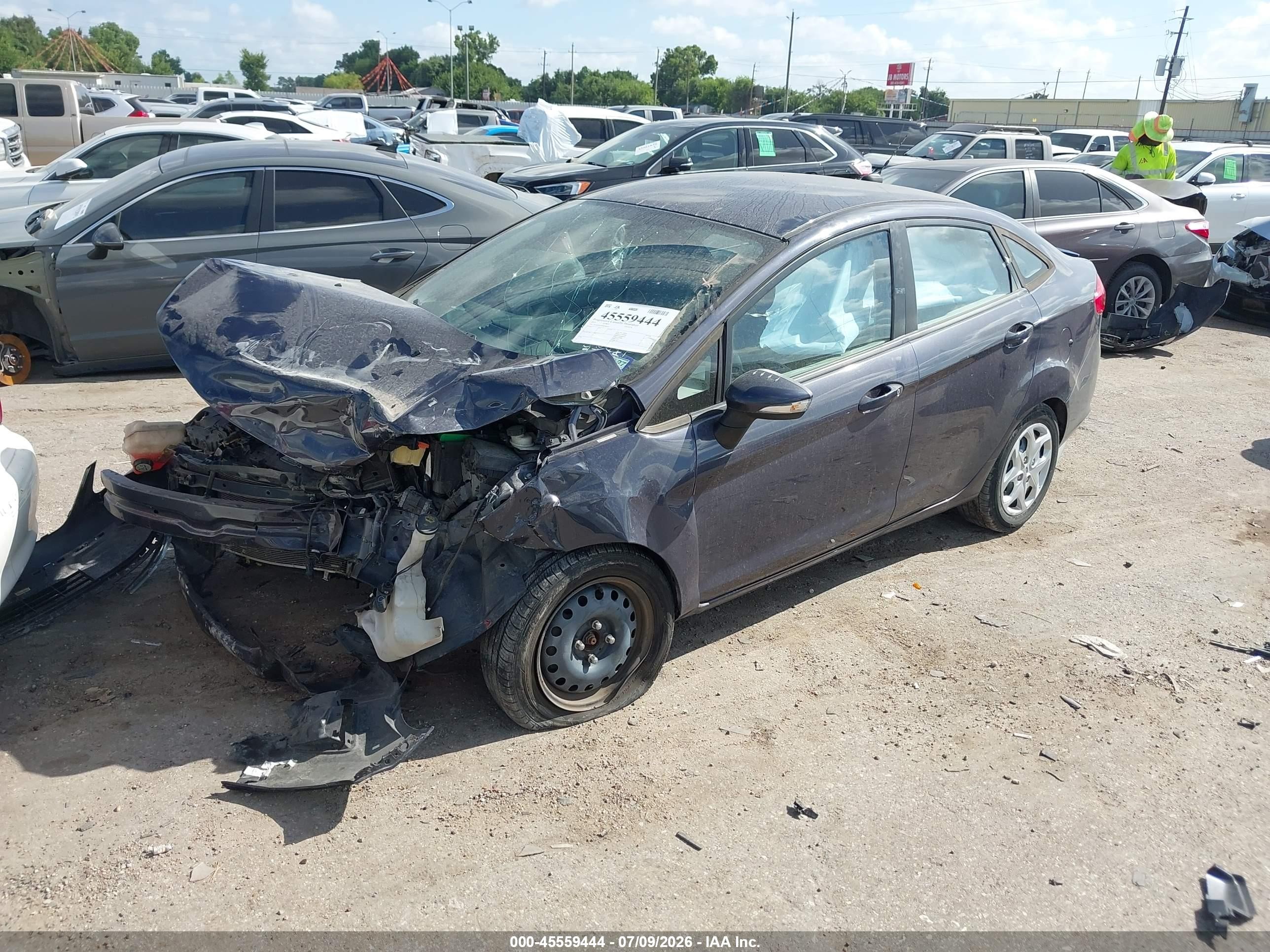 2013 Ford Fiesta Se Dark Blue vin: 3FADP4BJ9DM194241