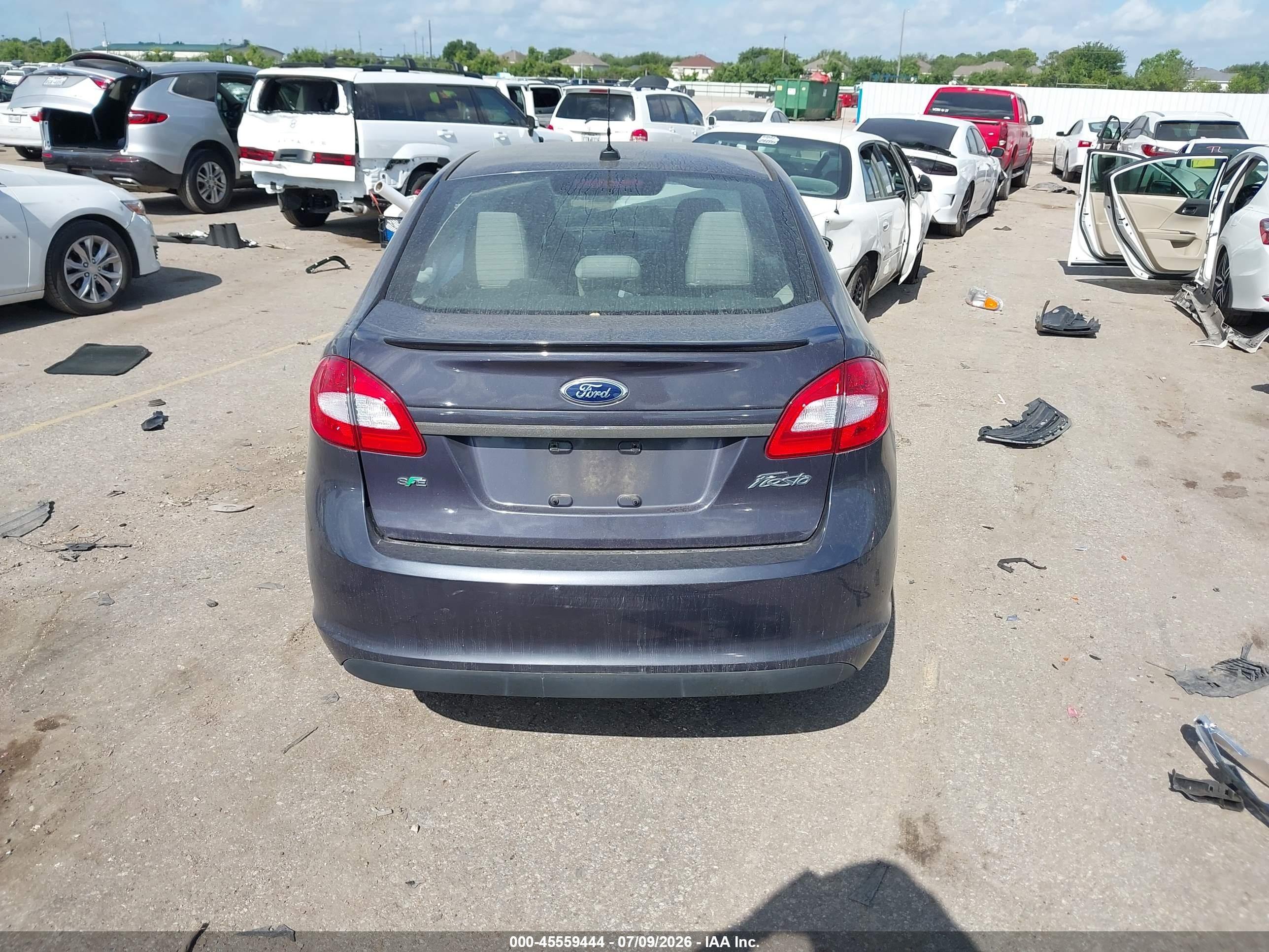 2013 Ford Fiesta Se Dark Blue vin: 3FADP4BJ9DM194241