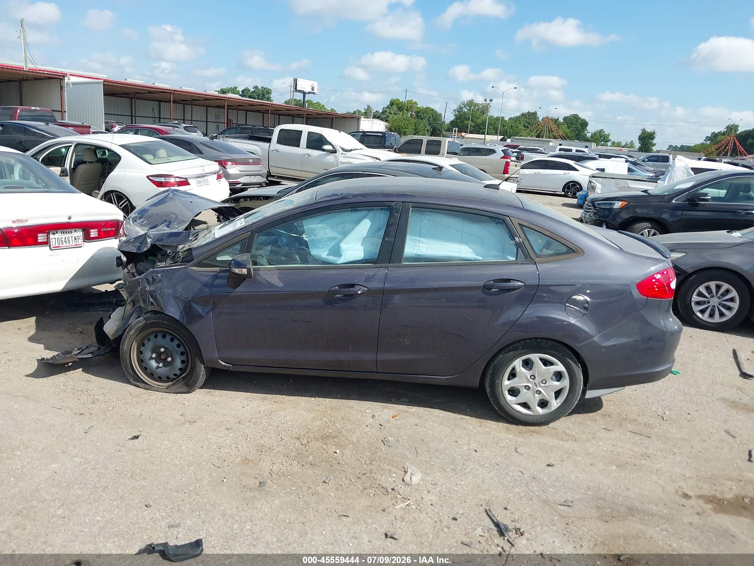2013 Ford Fiesta Se Dark Blue vin: 3FADP4BJ9DM194241