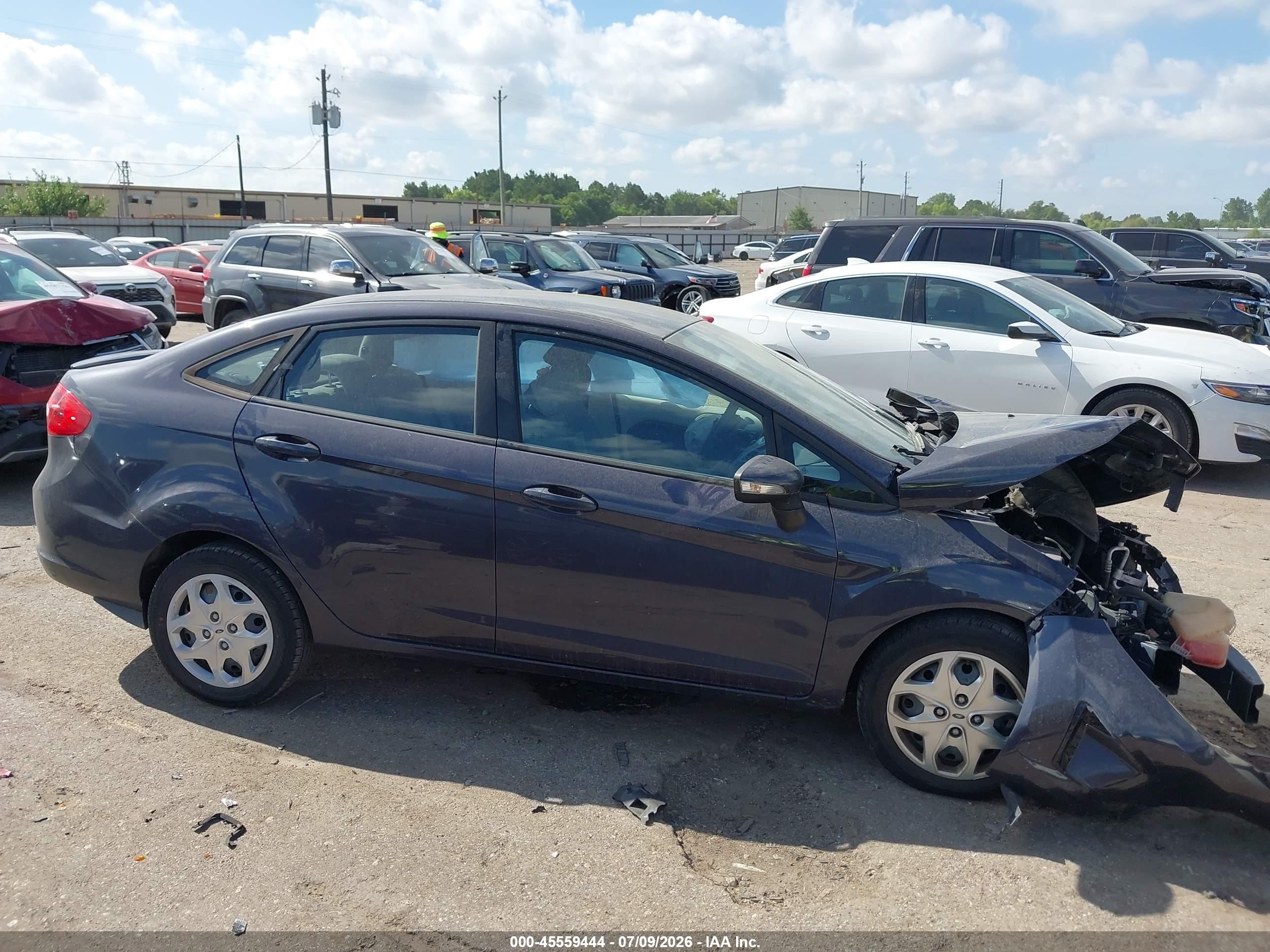 2013 Ford Fiesta Se Dark Blue vin: 3FADP4BJ9DM194241