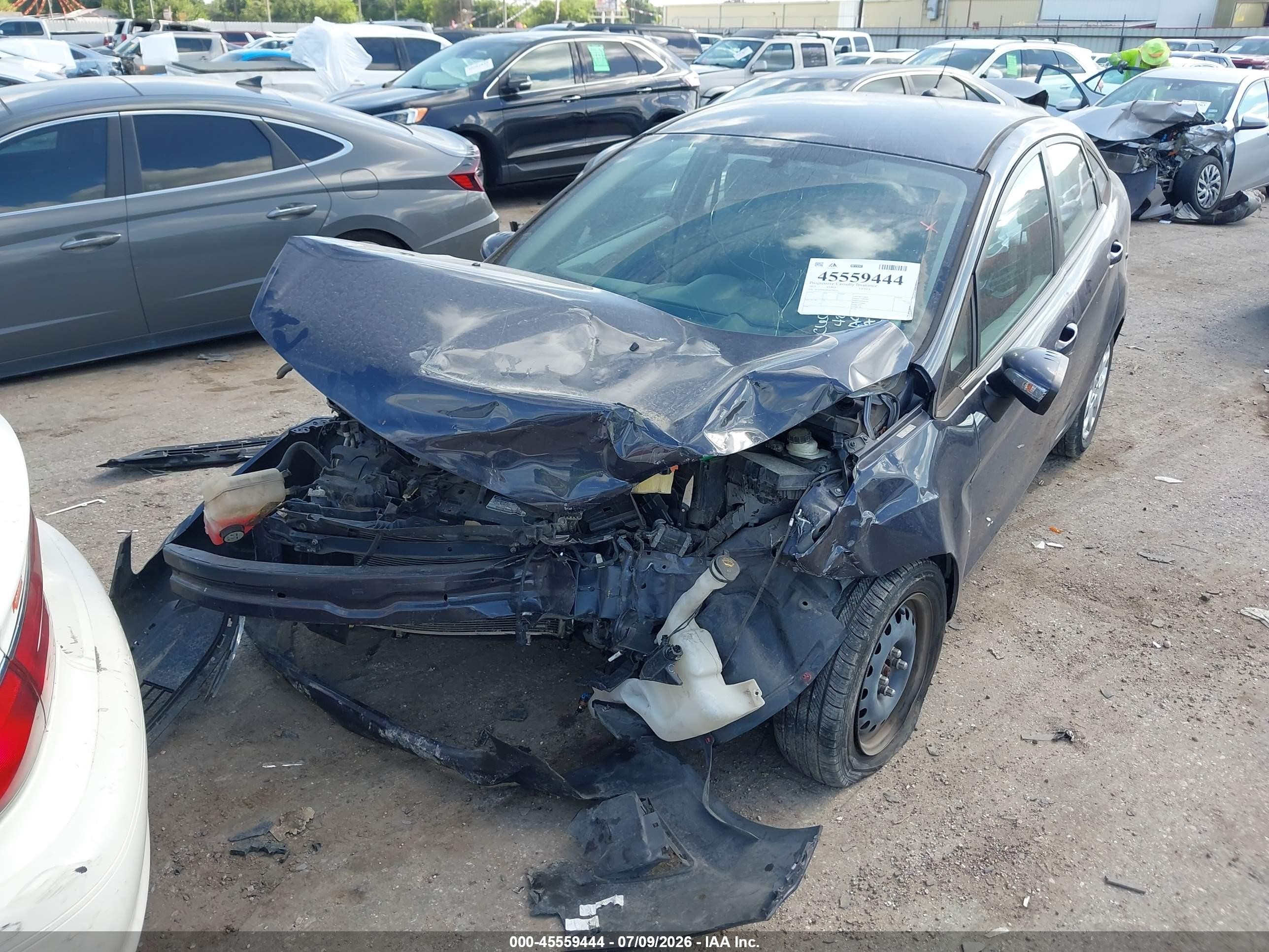 2013 Ford Fiesta Se Dark Blue vin: 3FADP4BJ9DM194241