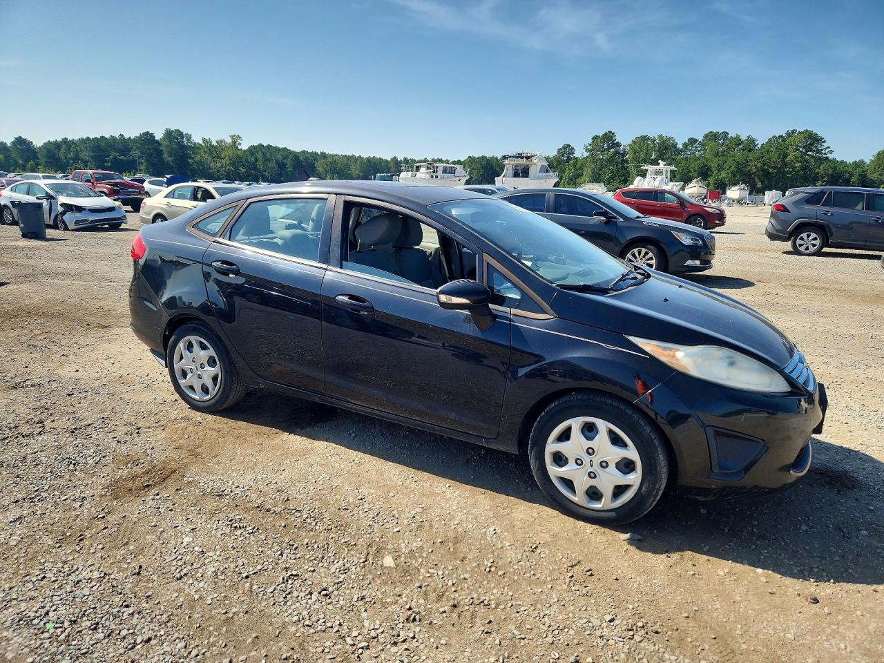 2013 Ford Fiesta Se Black vin: 3FADP4BJ9DM222734