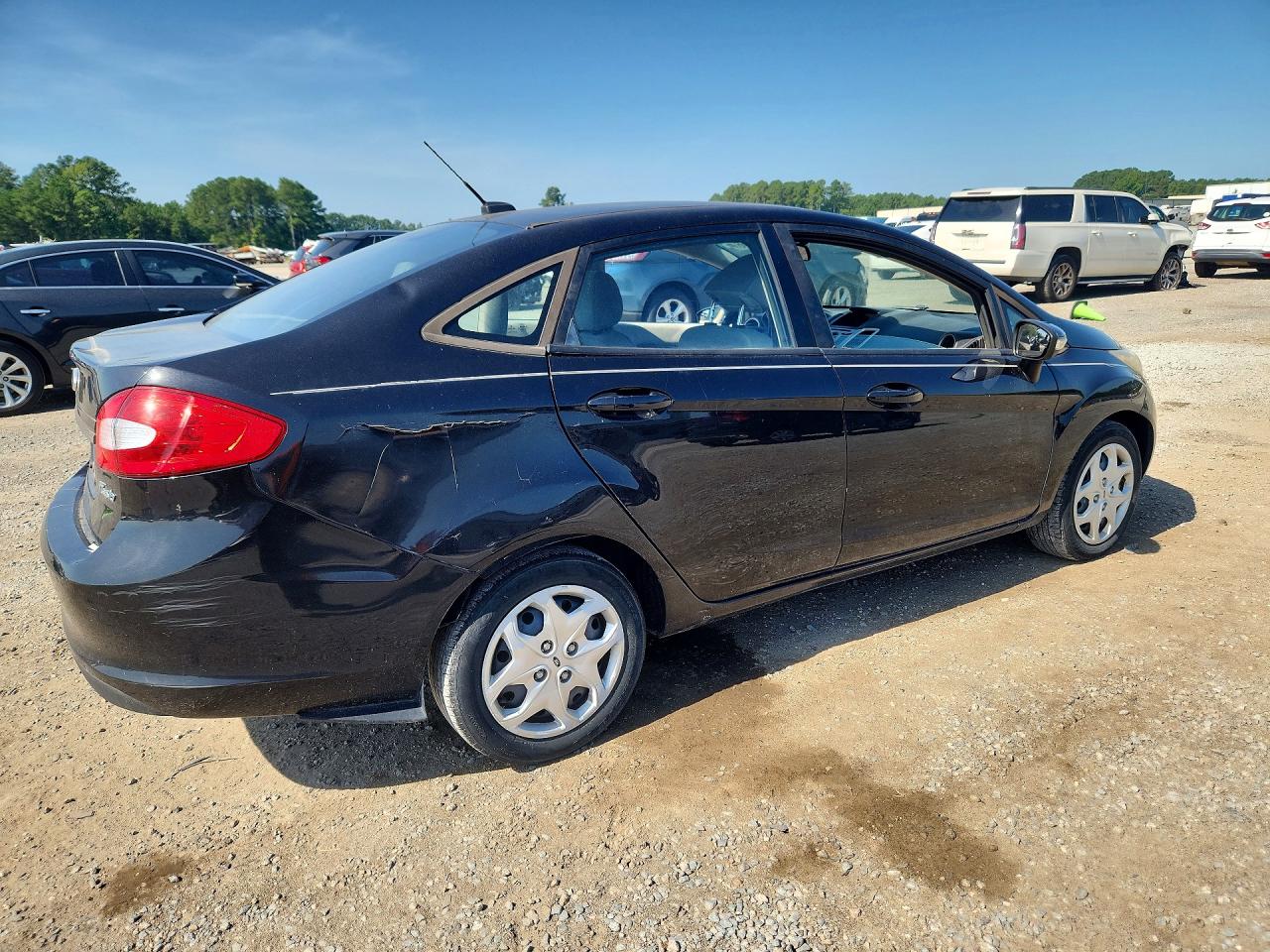 2013 Ford Fiesta Se Black vin: 3FADP4BJ9DM222734