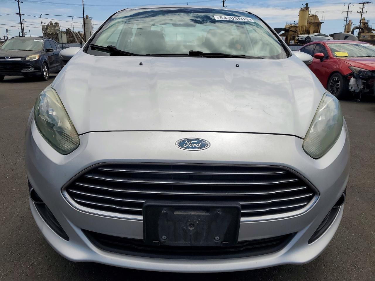 2014 Ford Fiesta Se Silver vin: 3FADP4BJ9EM106824