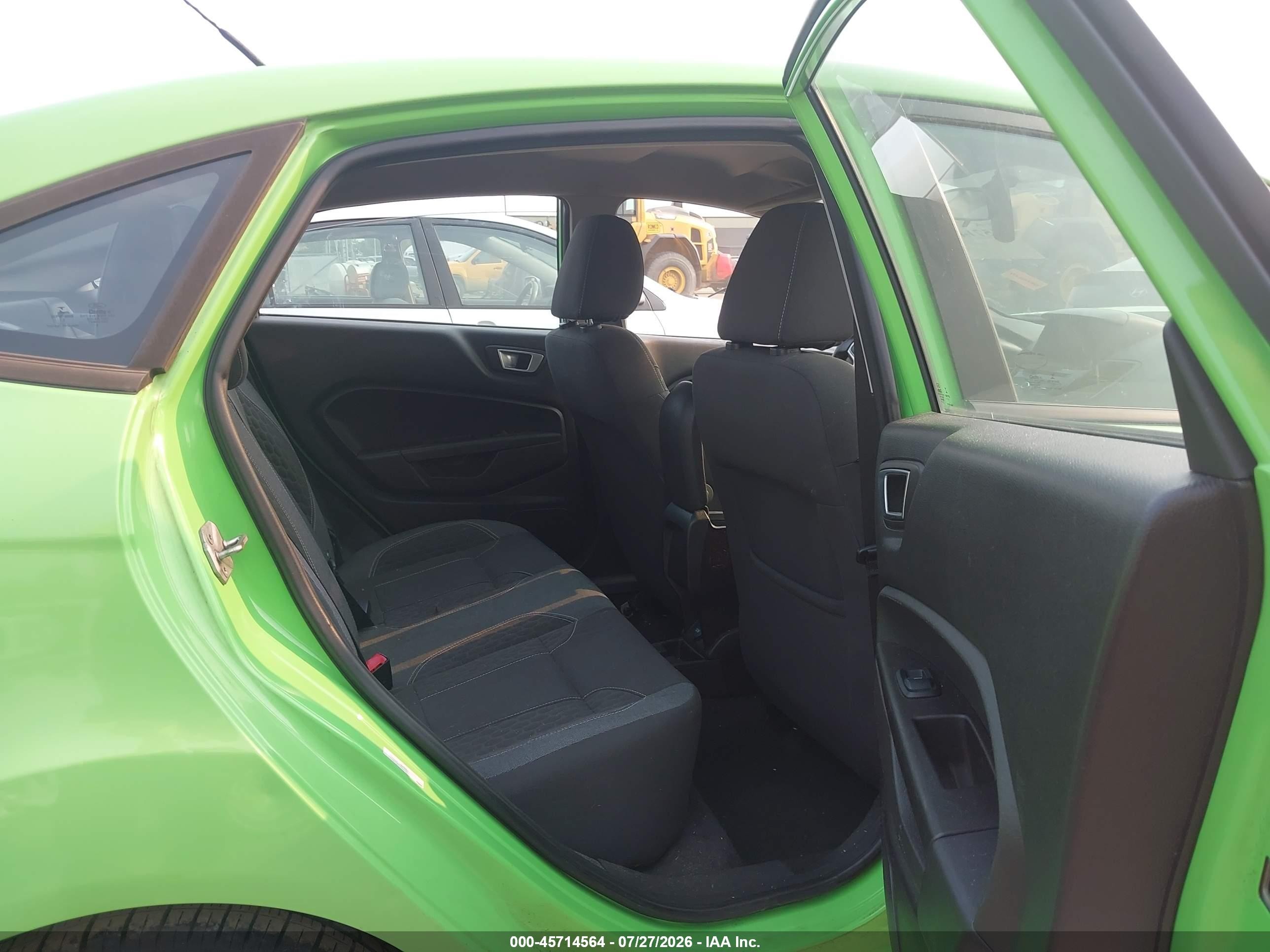 2014 Ford Fiesta Se Green vin: 3FADP4BJ9EM132047