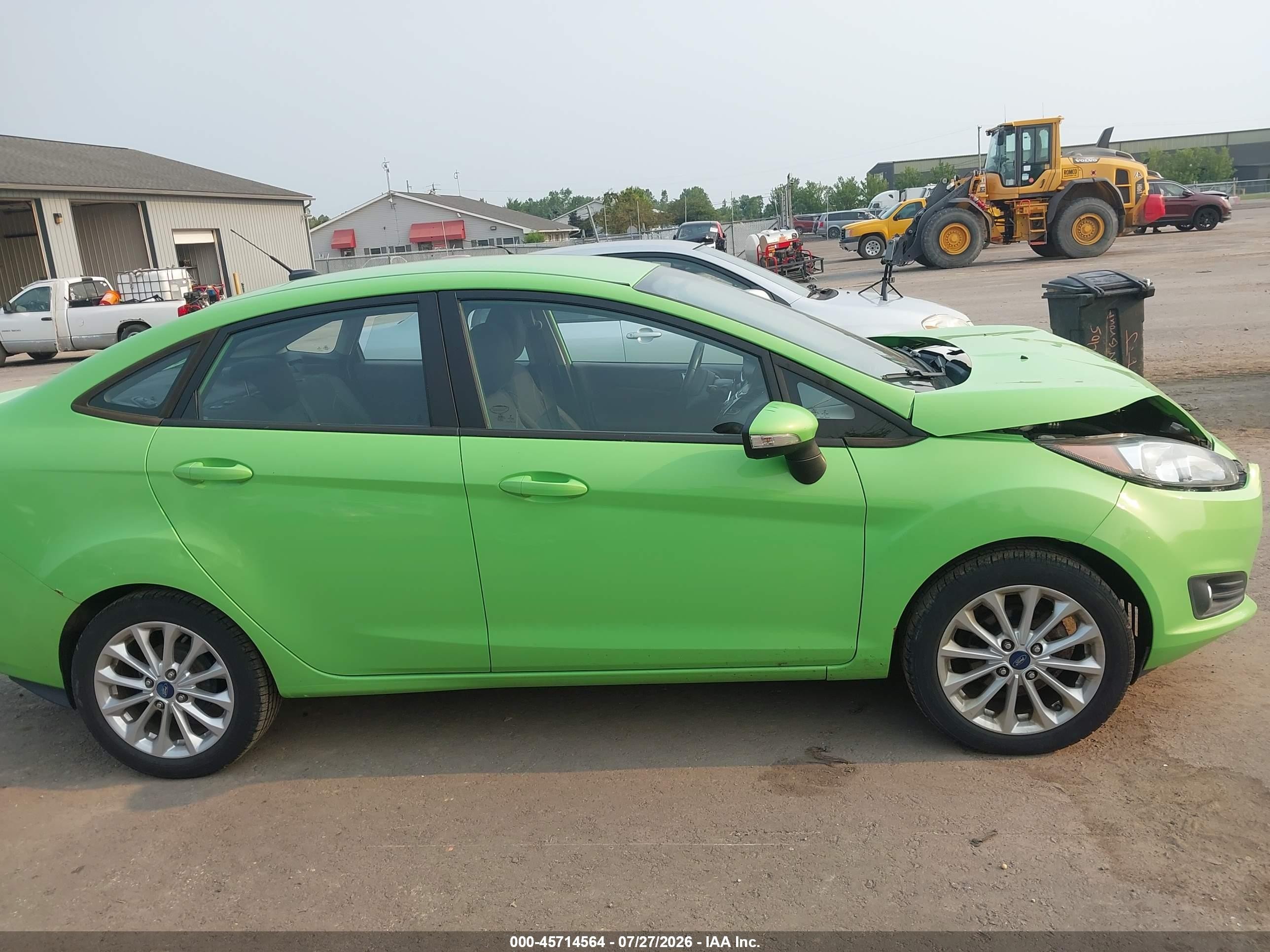 2014 Ford Fiesta Se Green vin: 3FADP4BJ9EM132047