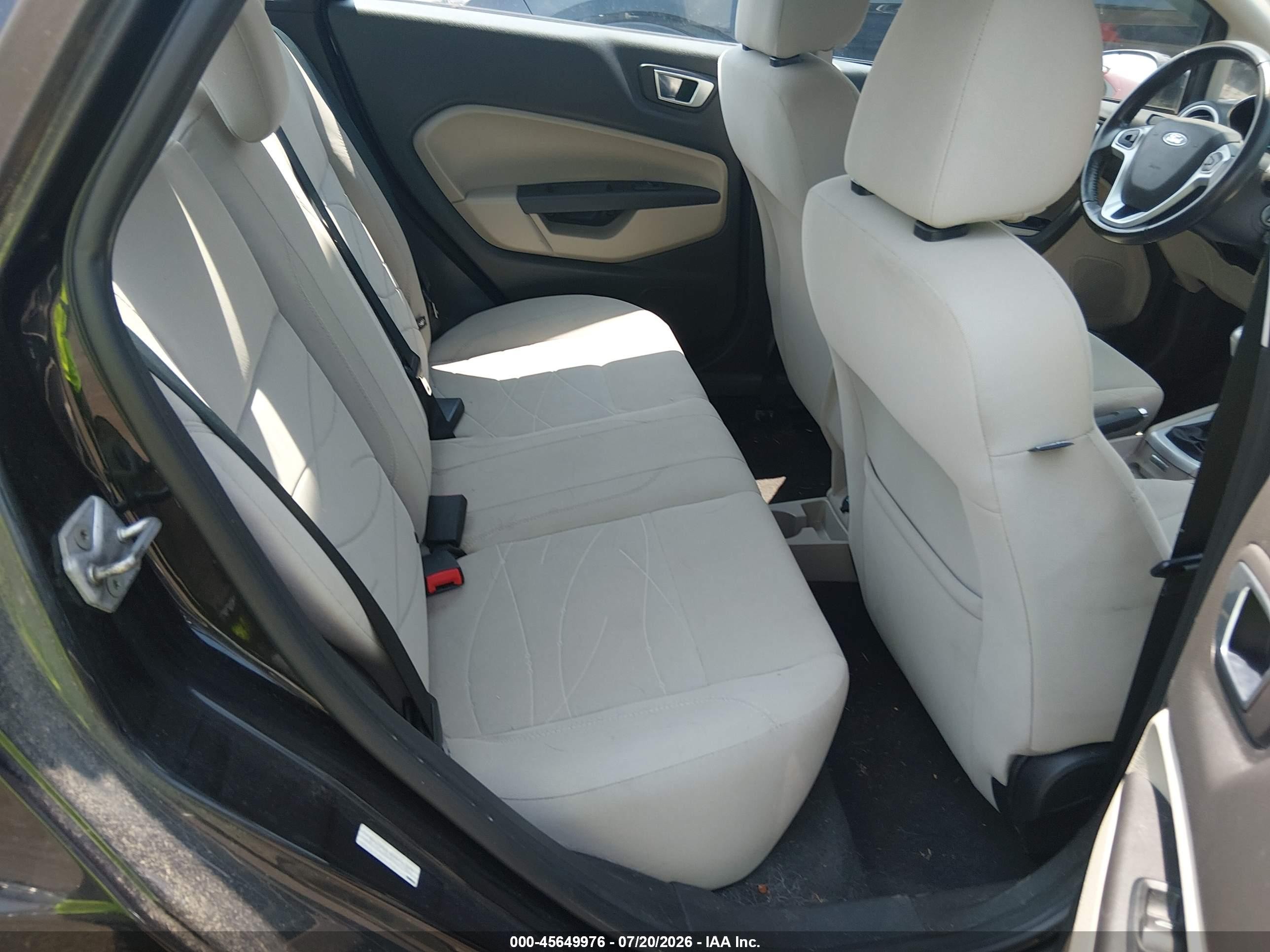 2014 Ford Fiesta Se Black vin: 3FADP4BJ9EM156817
