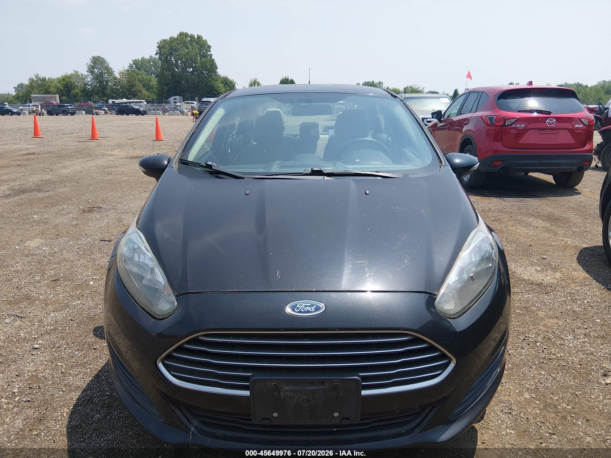 2014 Ford Fiesta Se Black vin: 3FADP4BJ9EM156817
