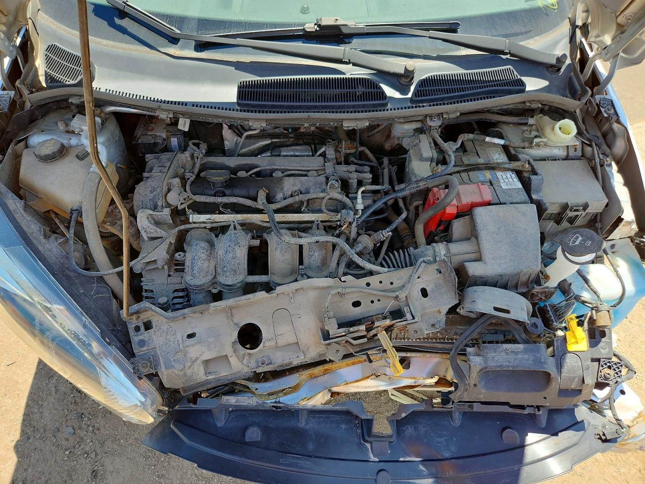 2014 Ford Fiesta Se Silver vin: 3FADP4BJ9EM189669