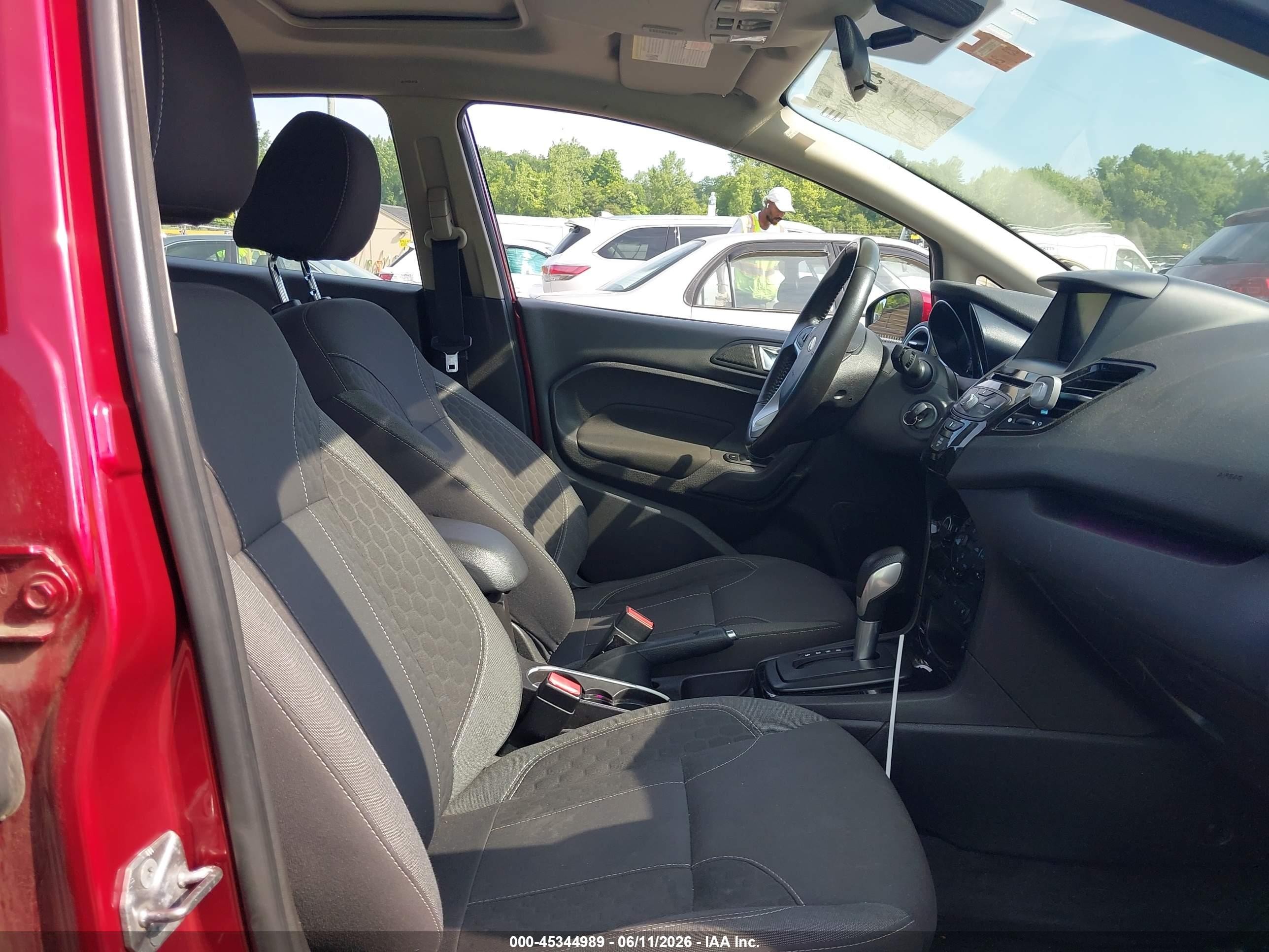 2014 Ford Fiesta Se Red vin: 3FADP4BJ9EM223450