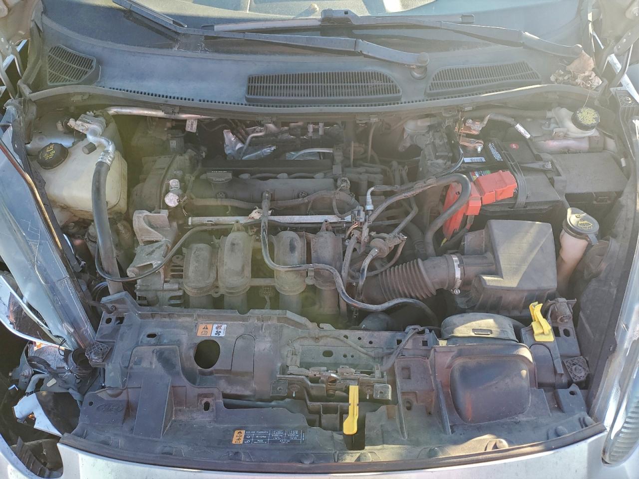 2014 Ford Fiesta Se Silver vin: 3FADP4BJ9EM234173