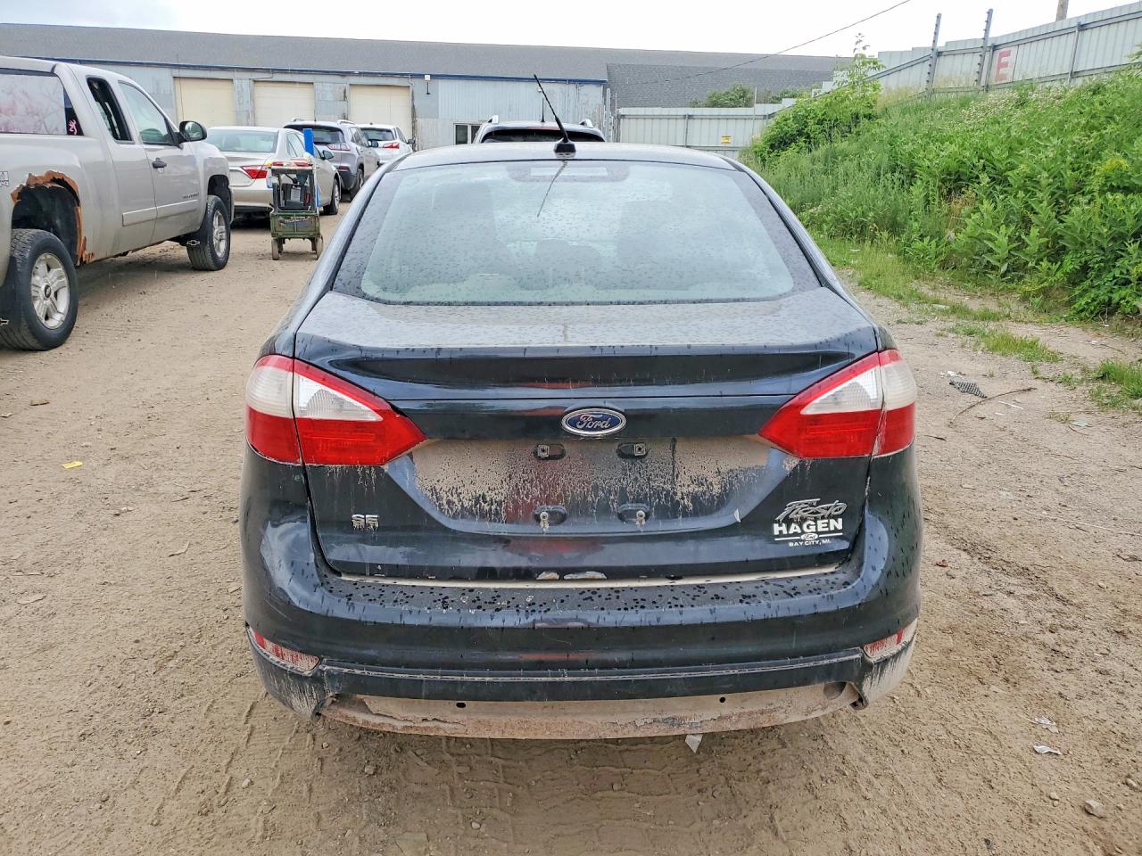 2014 Ford Fiesta Se Black vin: 3FADP4BJ9EM234397