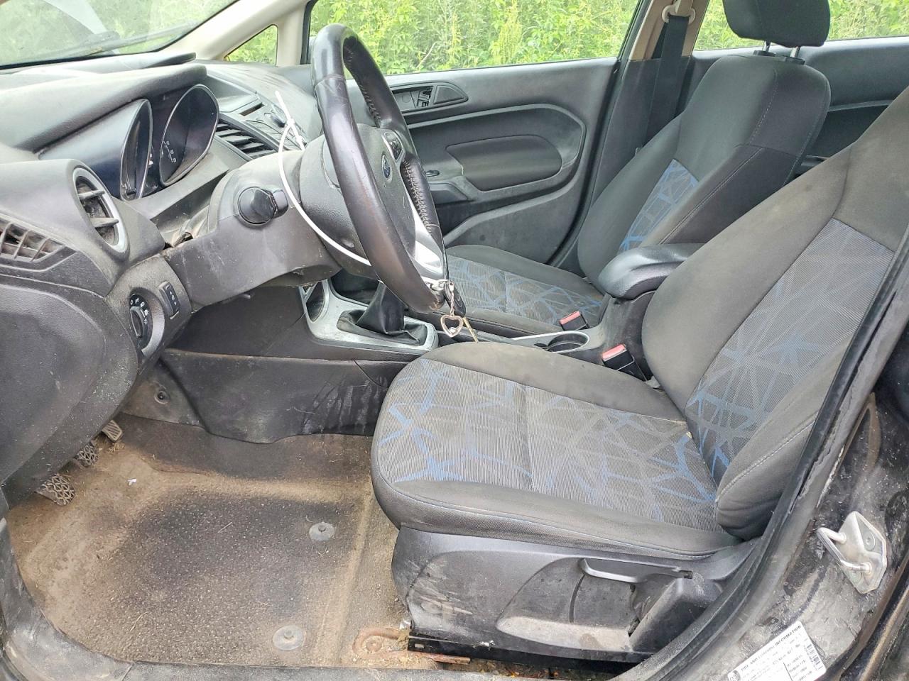 2014 Ford Fiesta Se Black vin: 3FADP4BJ9EM234397