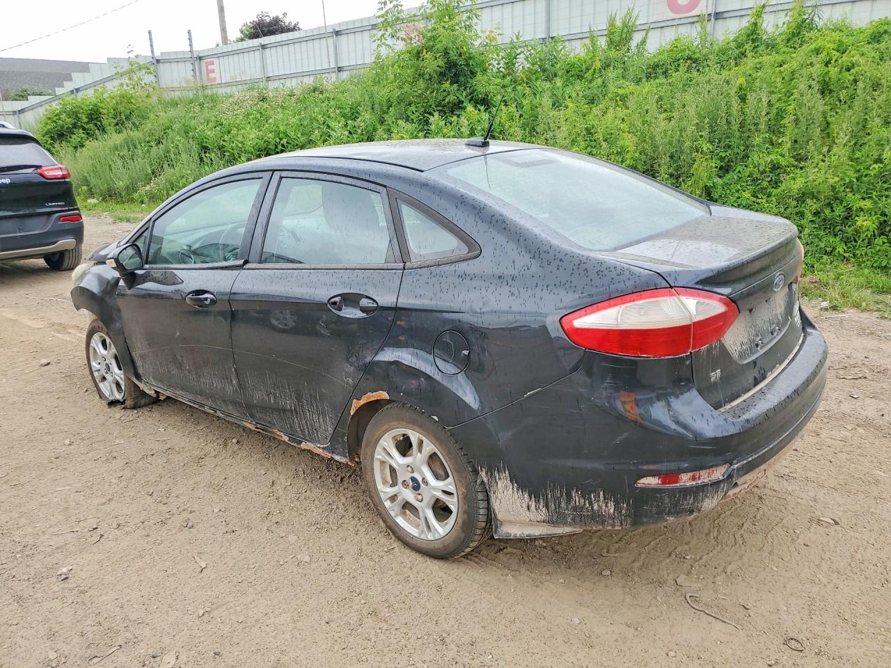 2014 Ford Fiesta Se Black vin: 3FADP4BJ9EM234397