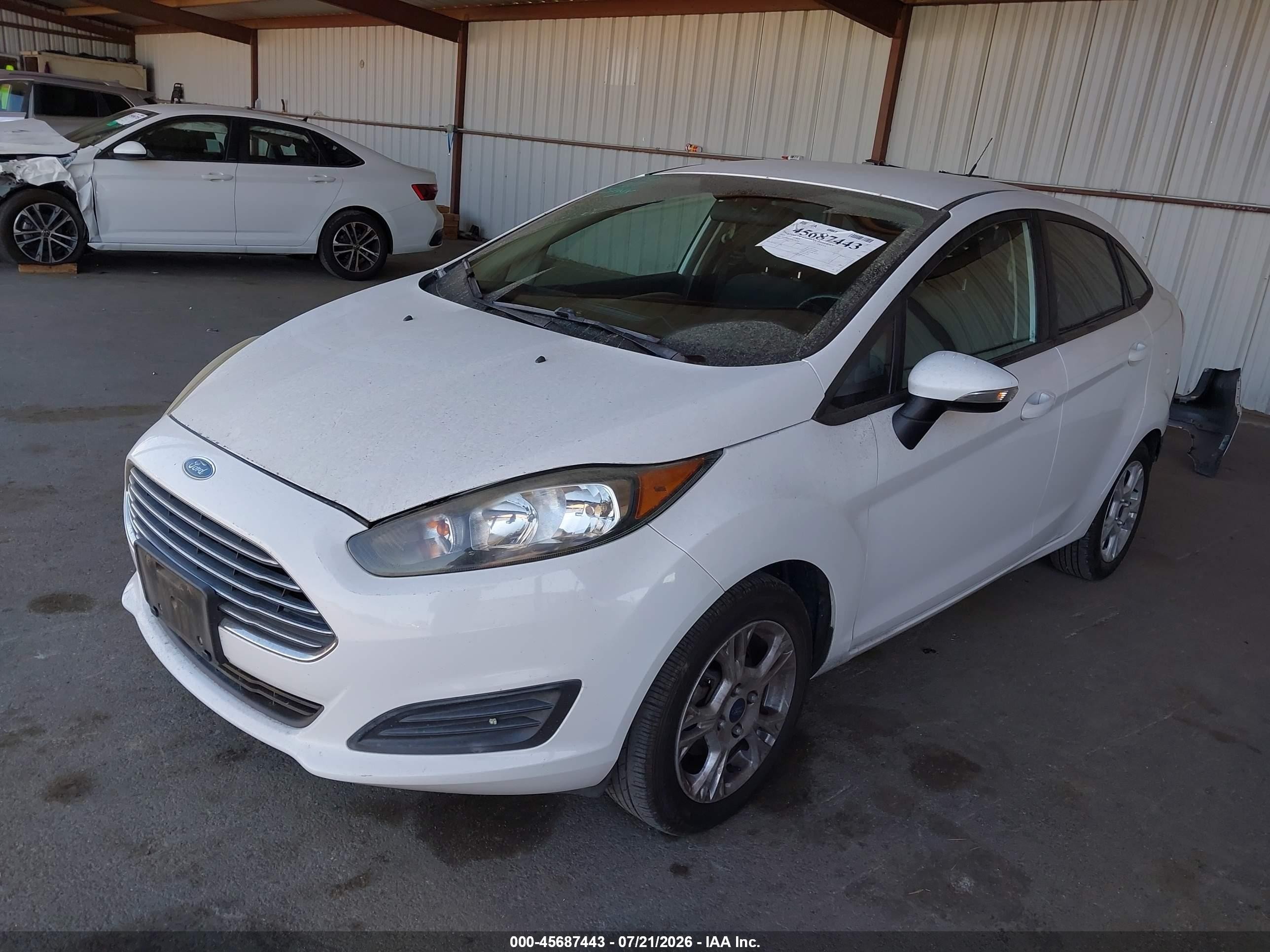 2015 Ford Fiesta Se Белый vin: 3FADP4BJ9FM146290