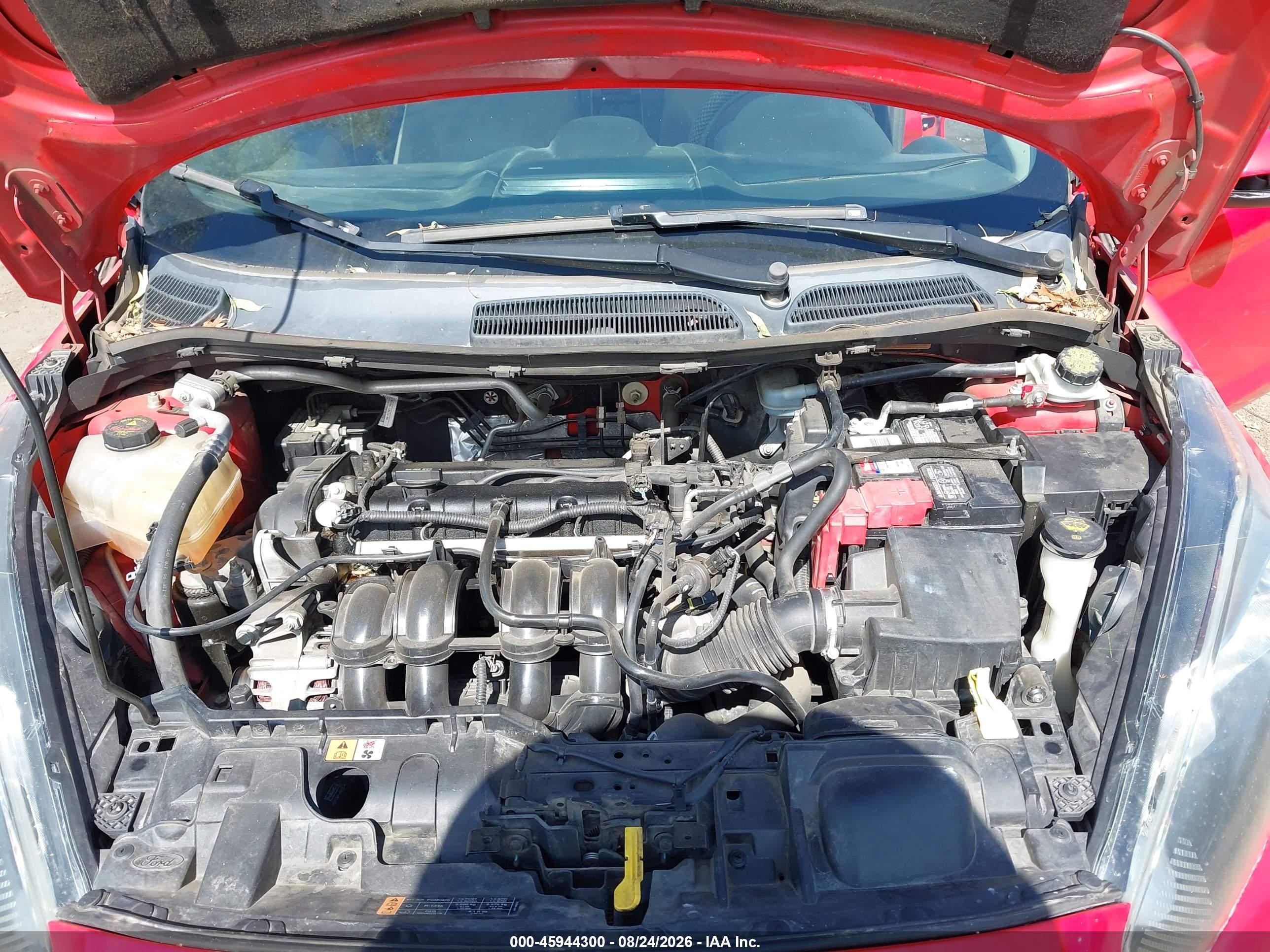 2015 Ford Fiesta Se Red vin: 3FADP4BJ9FM195859