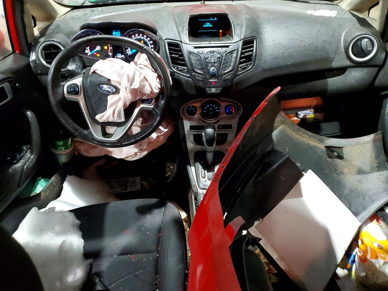 2015 Ford Fiesta Se Red vin: 3FADP4BJ9FM202406