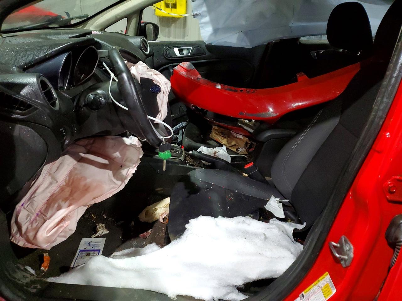 2015 Ford Fiesta Se Red vin: 3FADP4BJ9FM202406