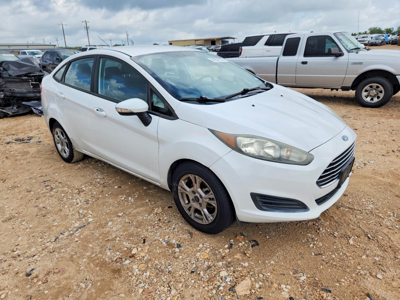 2016 Ford Fiesta Se White vin: 3FADP4BJ9GM107703