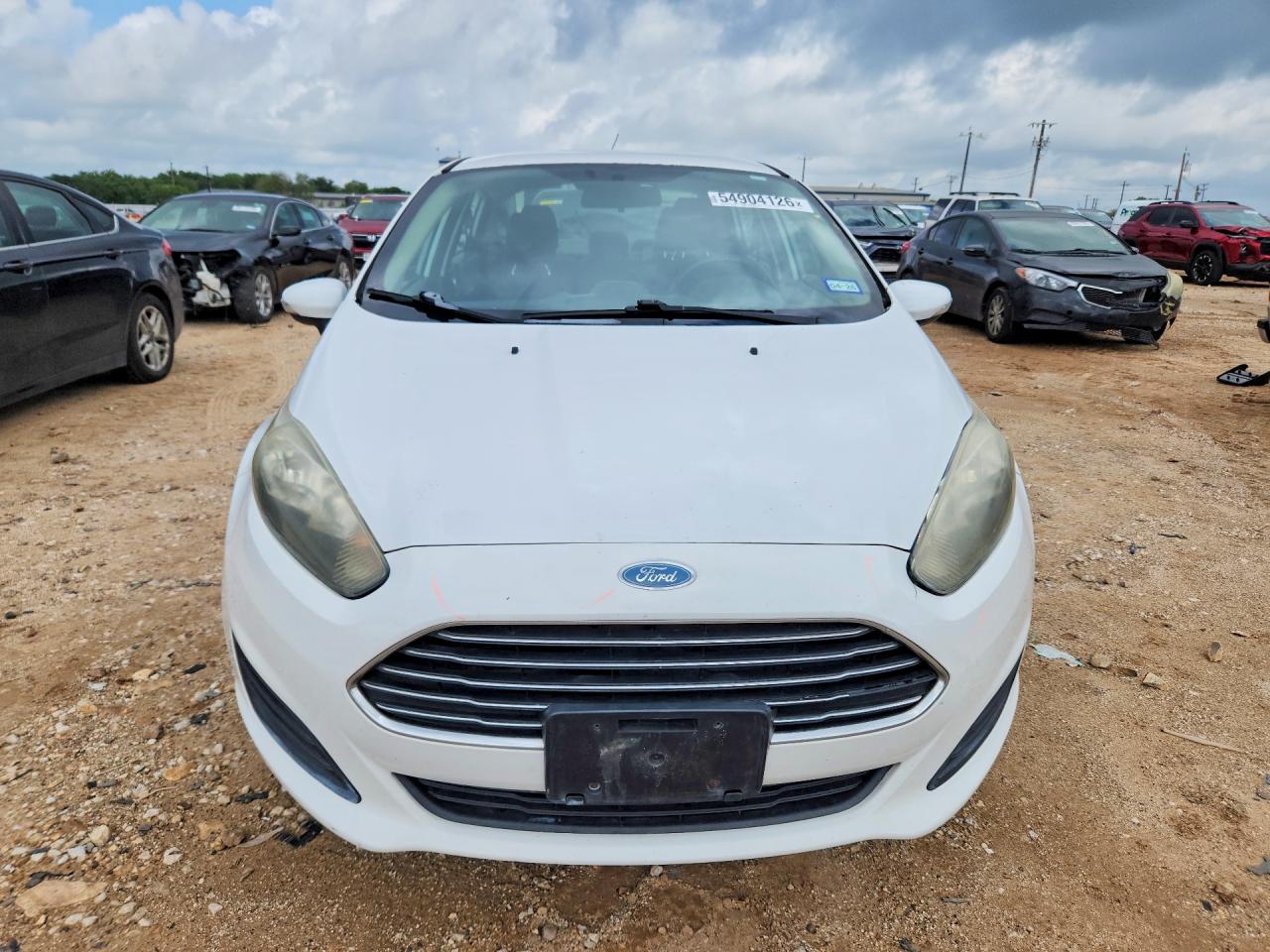 2016 Ford Fiesta Se White vin: 3FADP4BJ9GM107703
