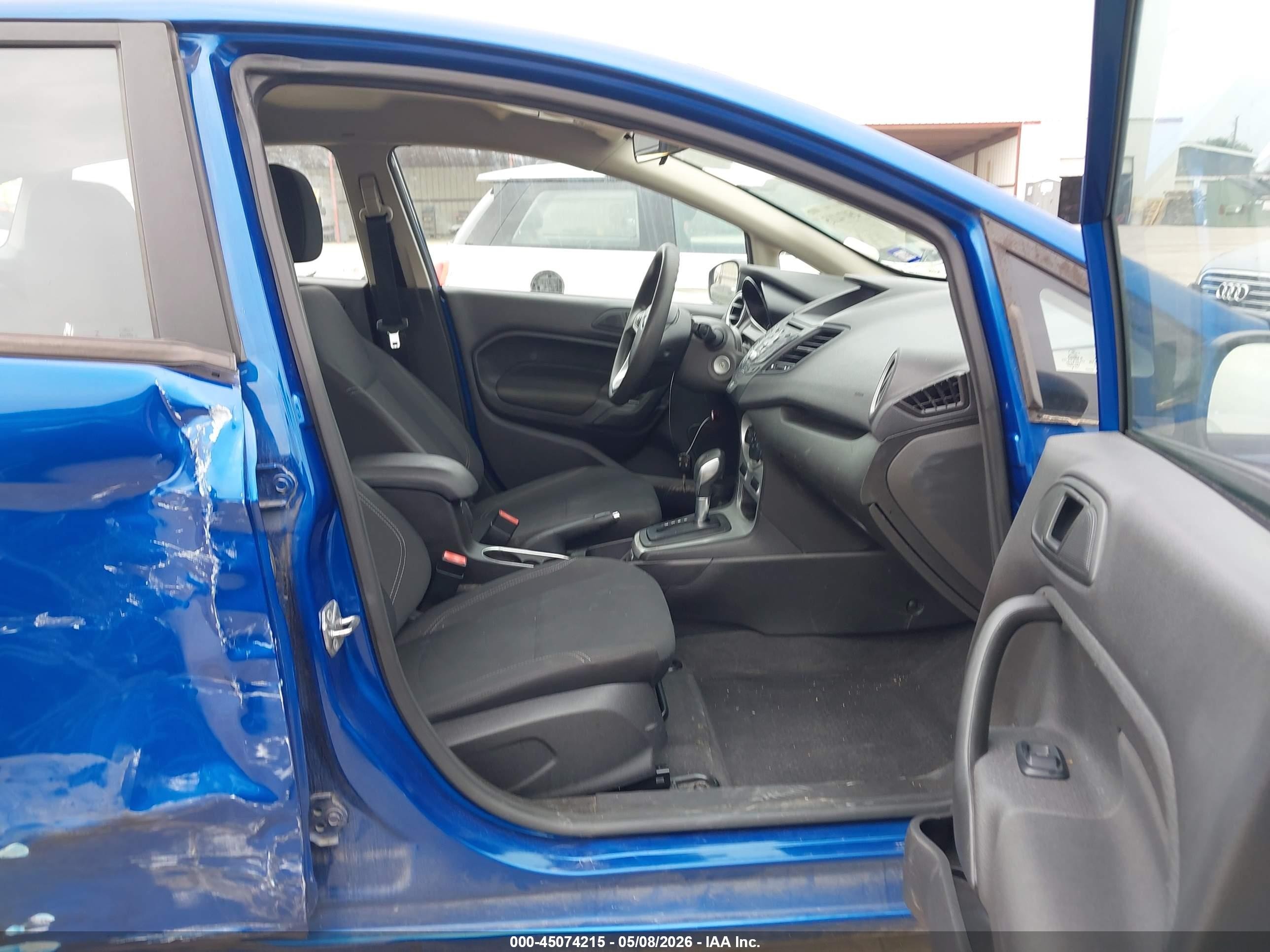 2019 Ford Fiesta Se Синий vin: 3FADP4BJ9KM116488