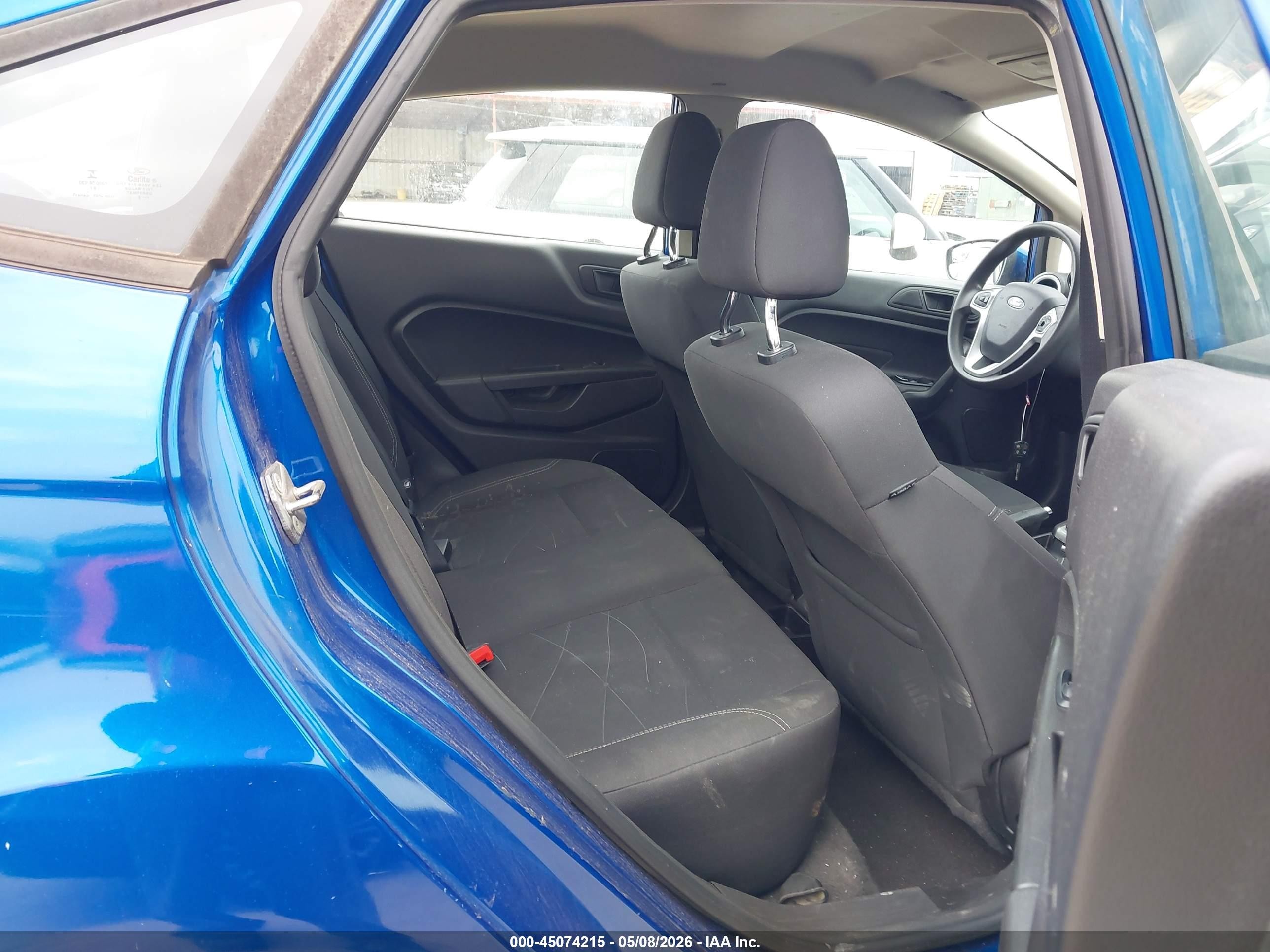 2019 Ford Fiesta Se Синий vin: 3FADP4BJ9KM116488