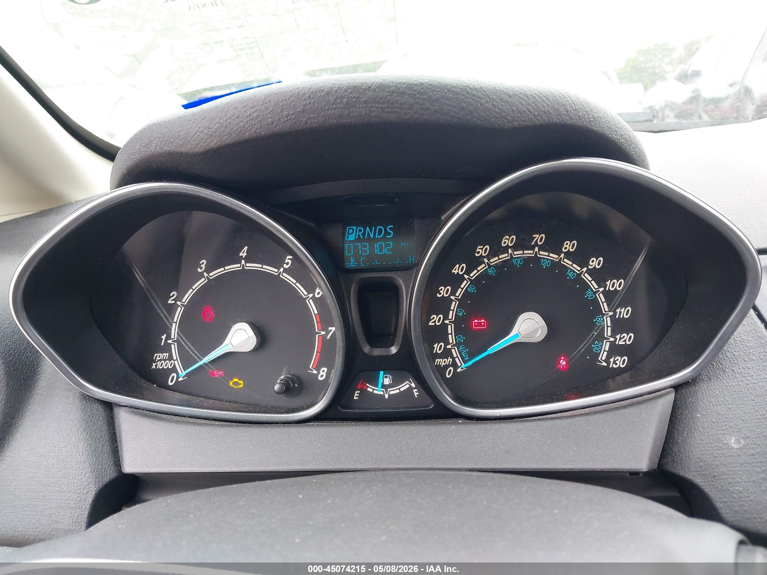 2019 Ford Fiesta Se Синий vin: 3FADP4BJ9KM116488