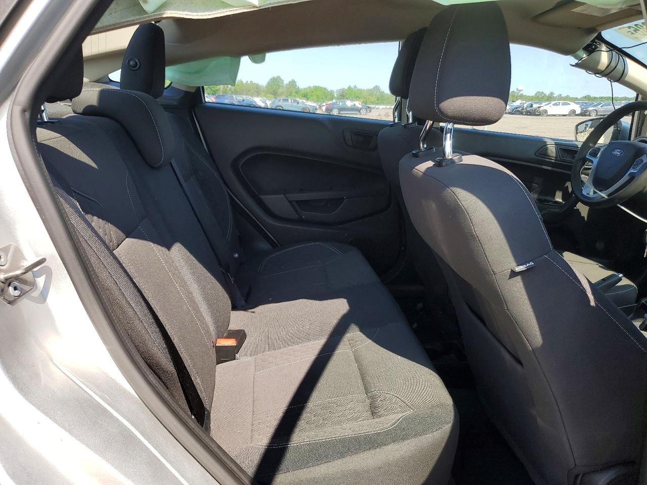 2019 Ford Fiesta Se Silver vin: 3FADP4BJ9KM126356