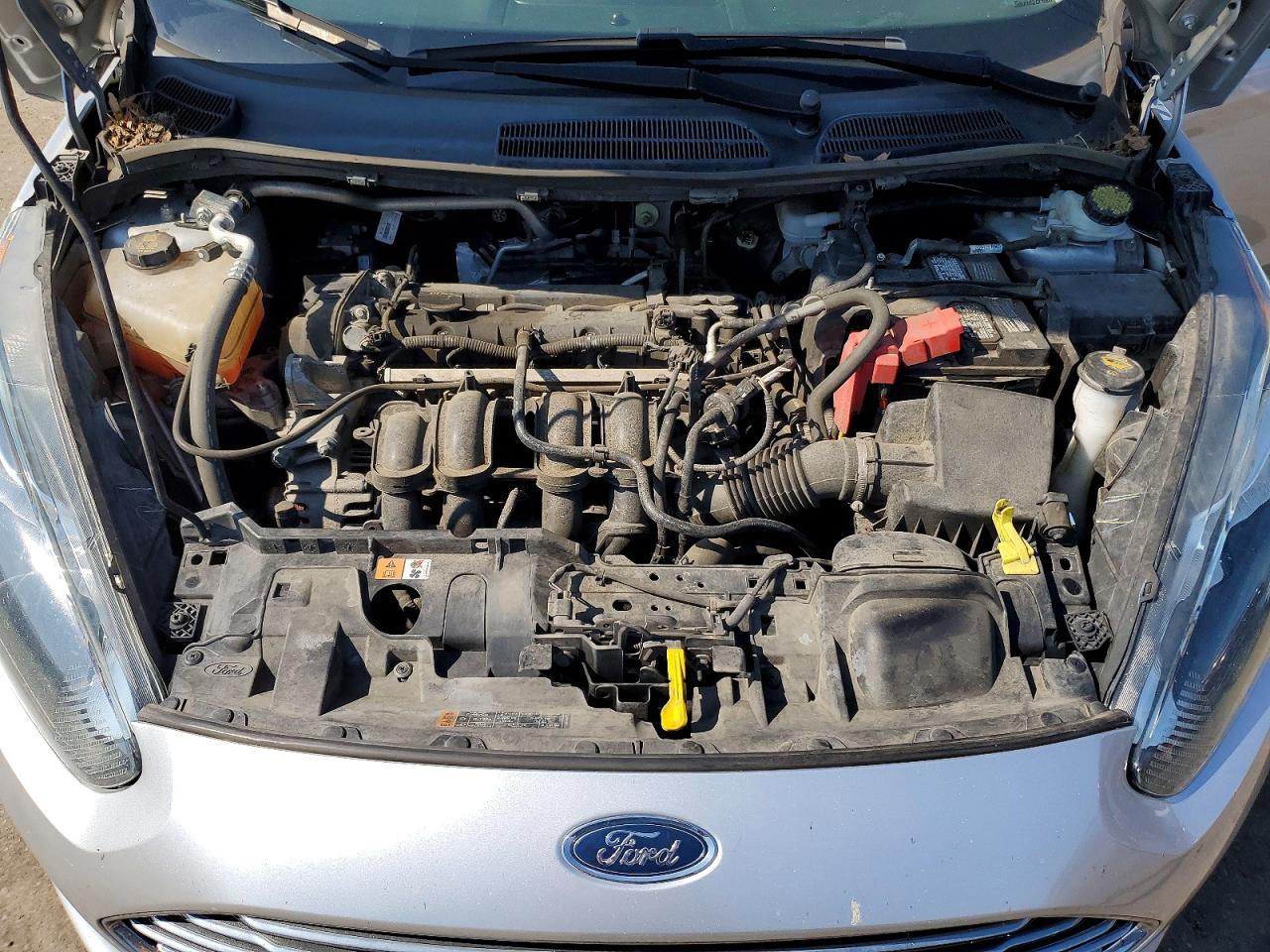 2019 Ford Fiesta Se Silver vin: 3FADP4BJ9KM126356