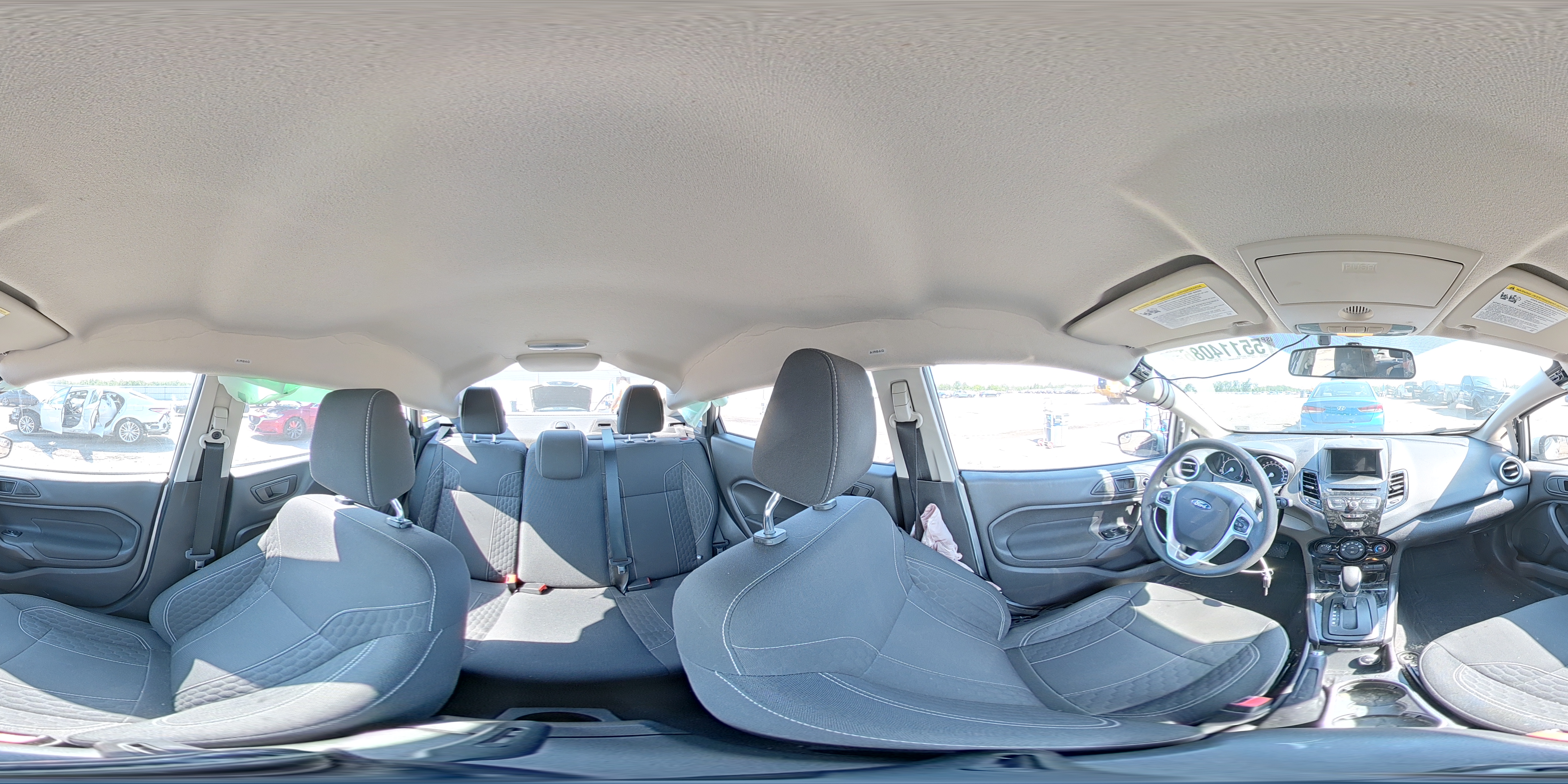 2019 Ford Fiesta Se Silver vin: 3FADP4BJ9KM126356