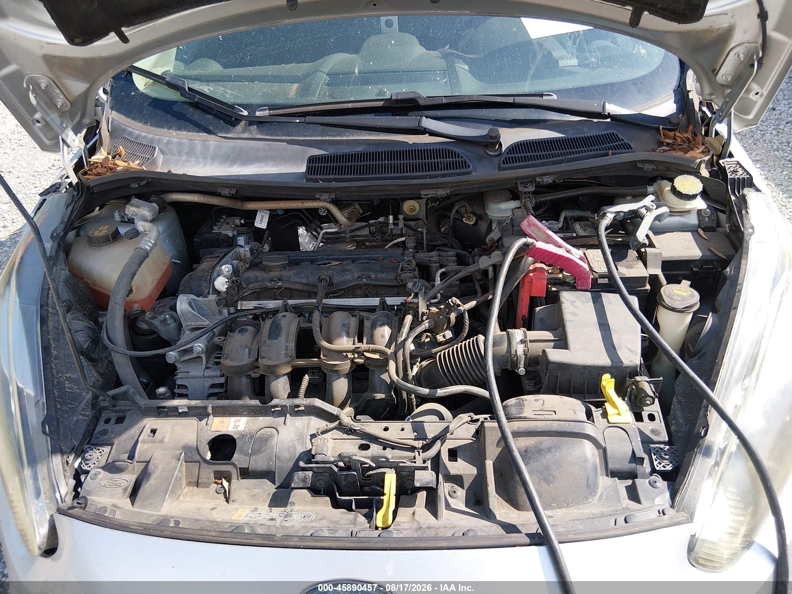 2019 Ford Fiesta Se Silver vin: 3FADP4BJ9KM155632